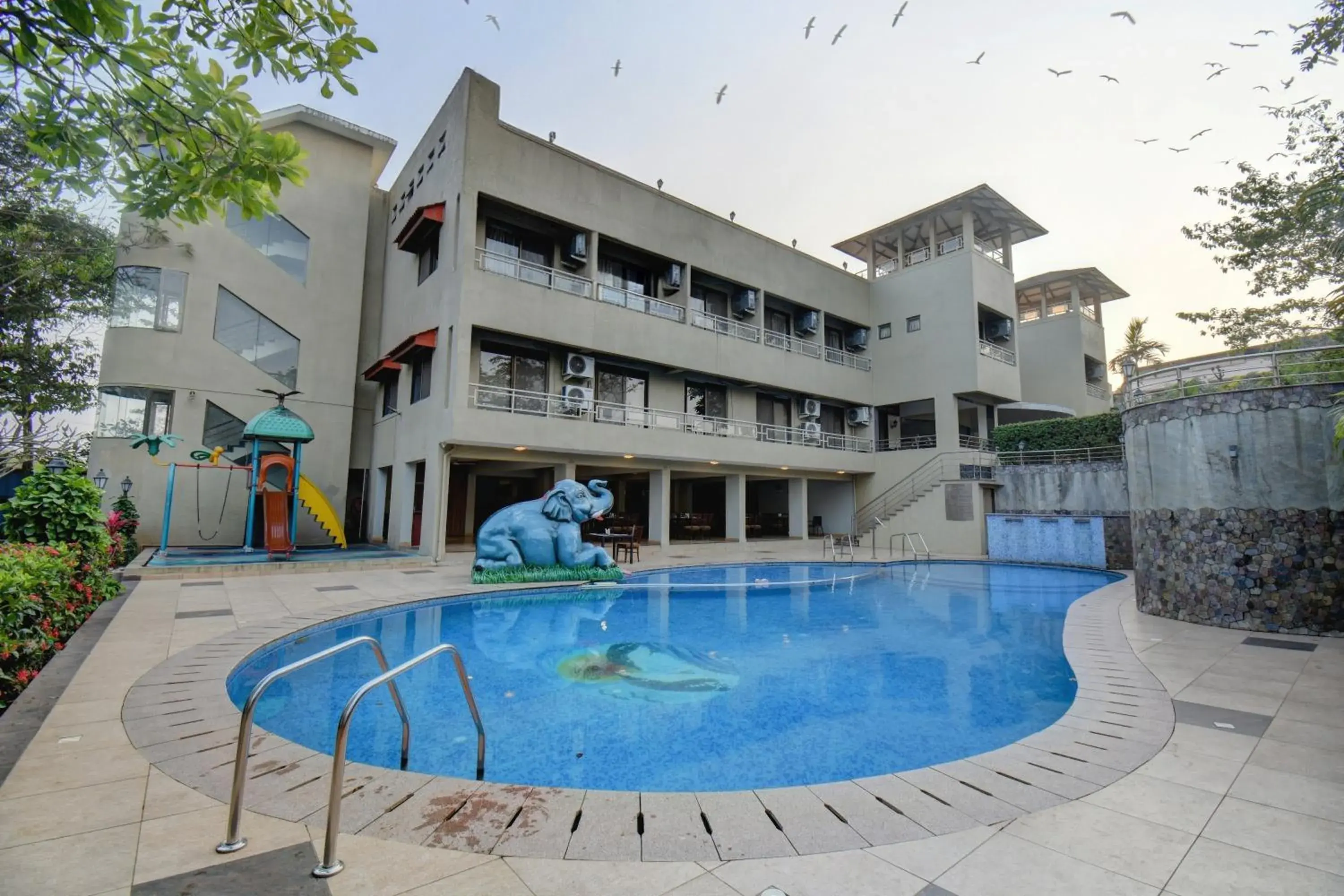 Swimming pool in VITS Lonavala Swimming pool in VITS Lonavala