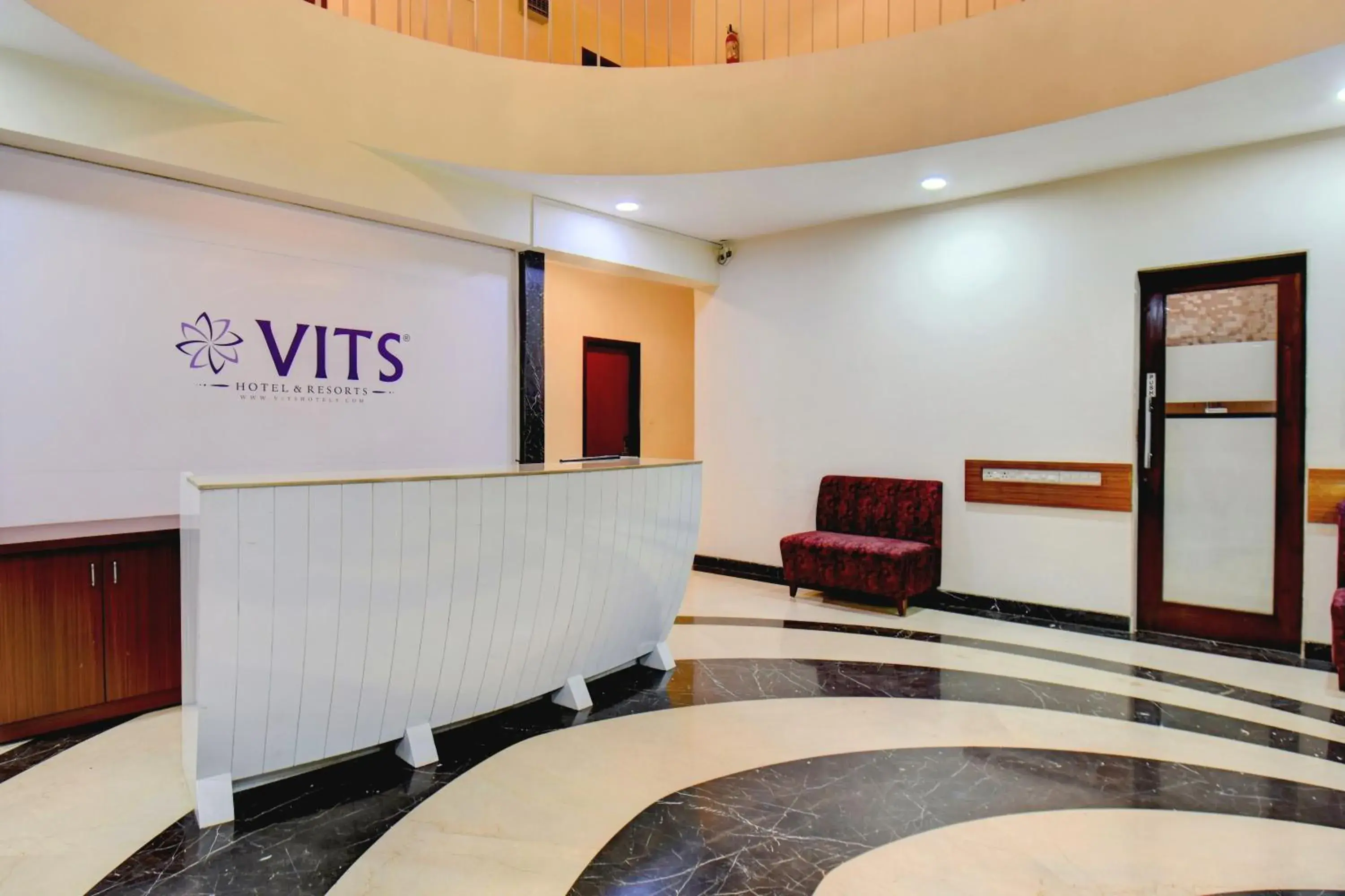 Lobby or reception in VITS Lonavala Lobby or reception in VITS Lonavala