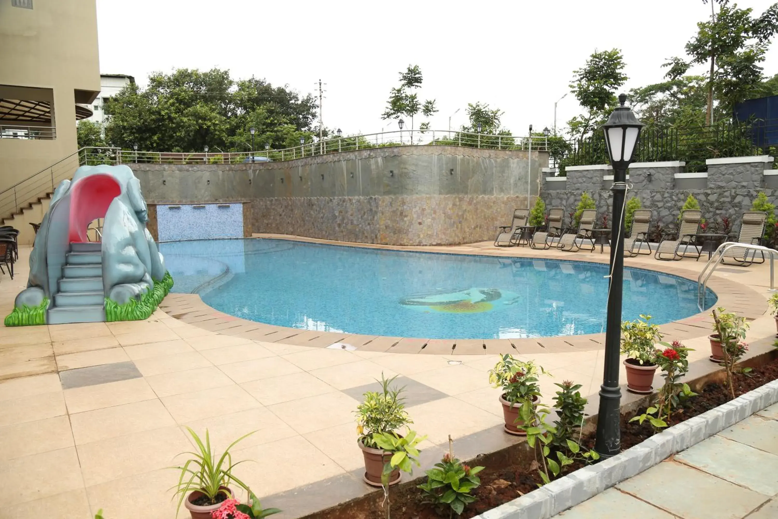 Swimming pool in VITS Lonavala Swimming pool in VITS Lonavala
