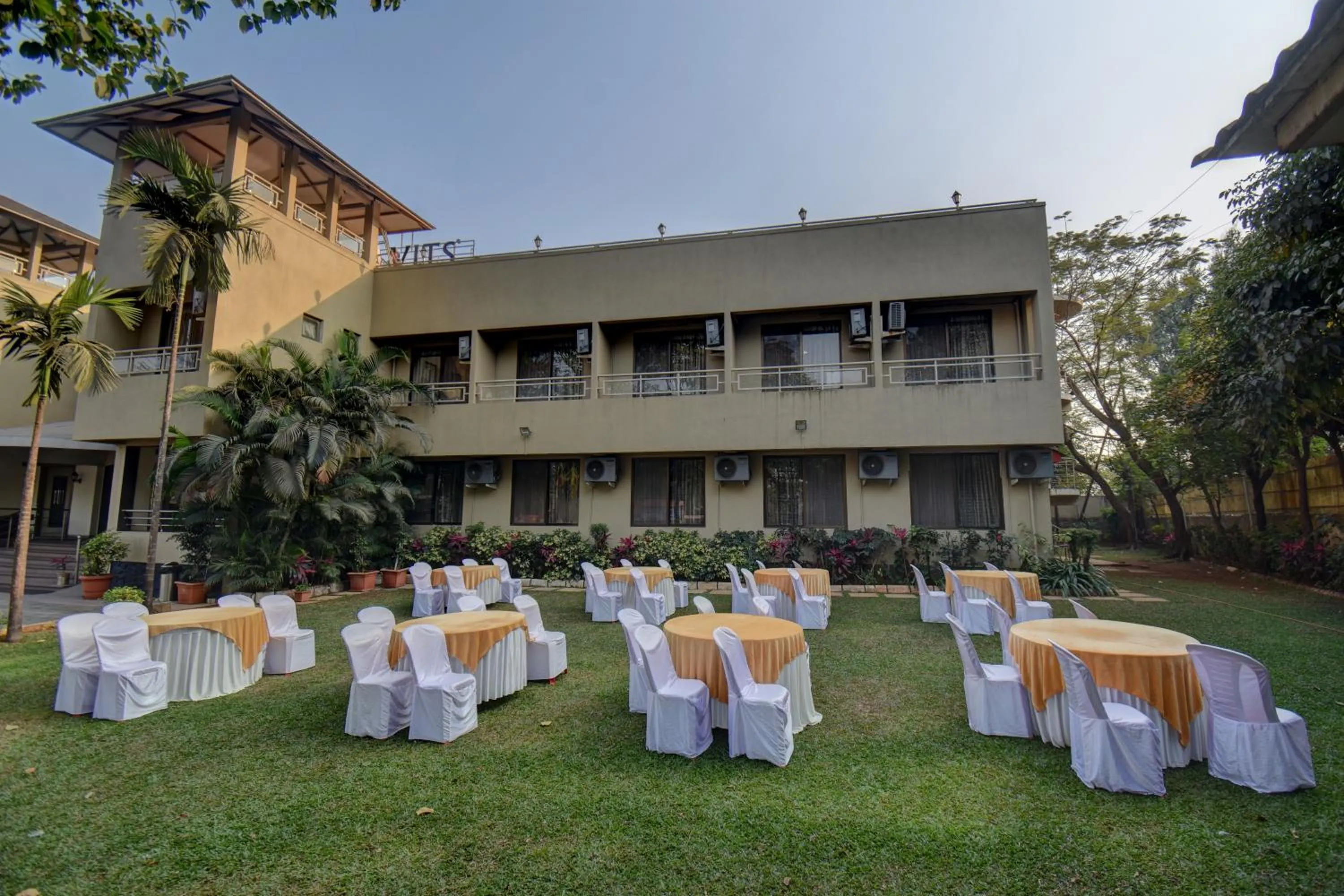Garden view in VITS Lonavala