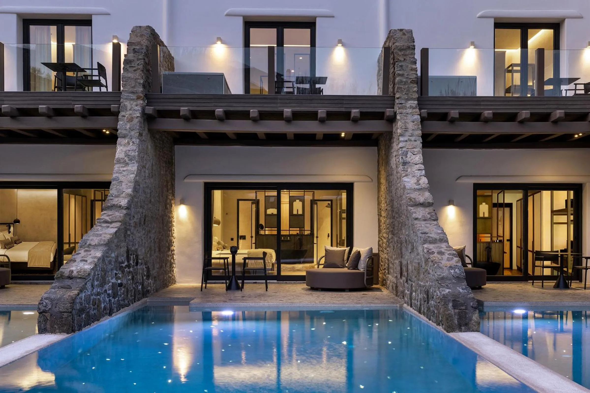 Balcony/Terrace in Aeonic Suites and Spa