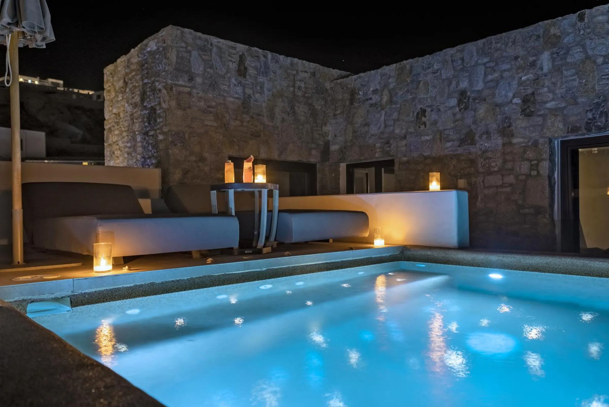 Pool view in Aeonic Suites and Spa