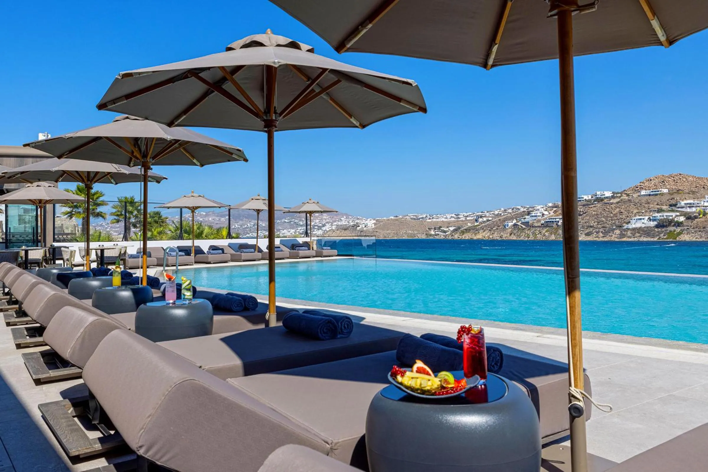 Swimming pool in Aeonic Suites and Spa