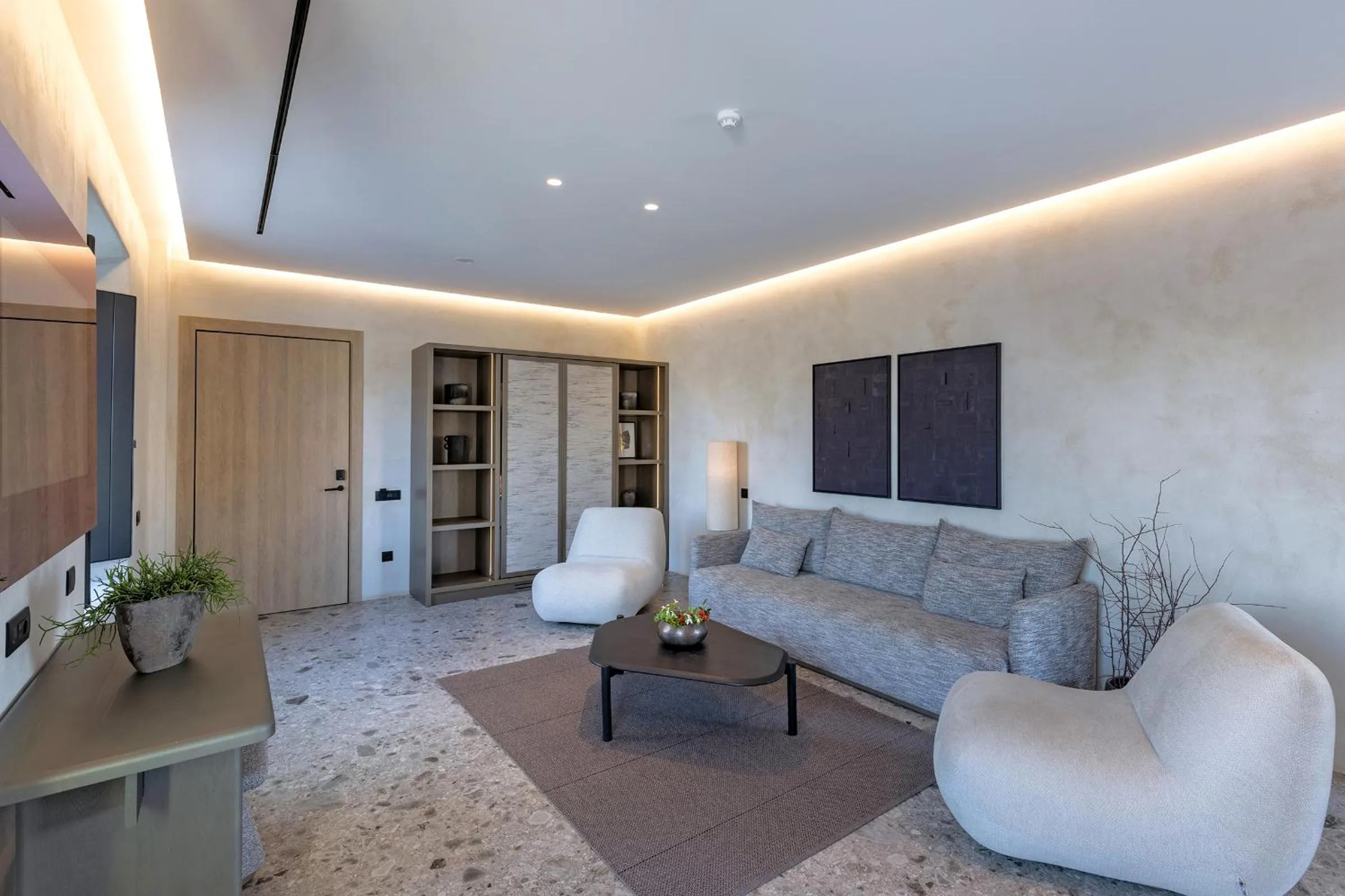 Seating area in Aeonic Suites and Spa