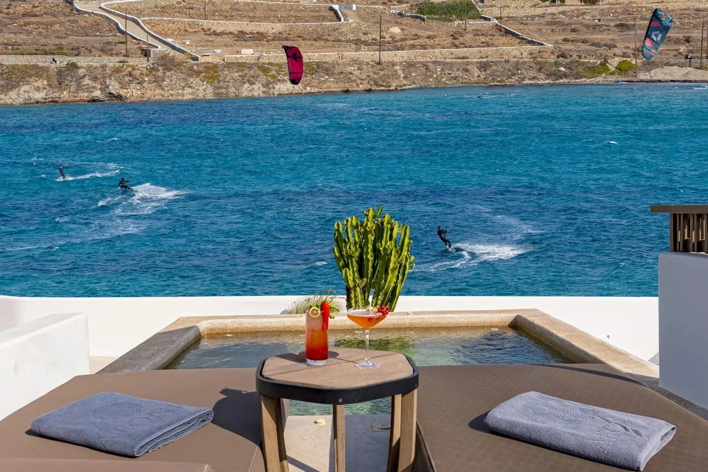 Sea view in Aeonic Suites and Spa Sea view in Aeonic Suites and Spa