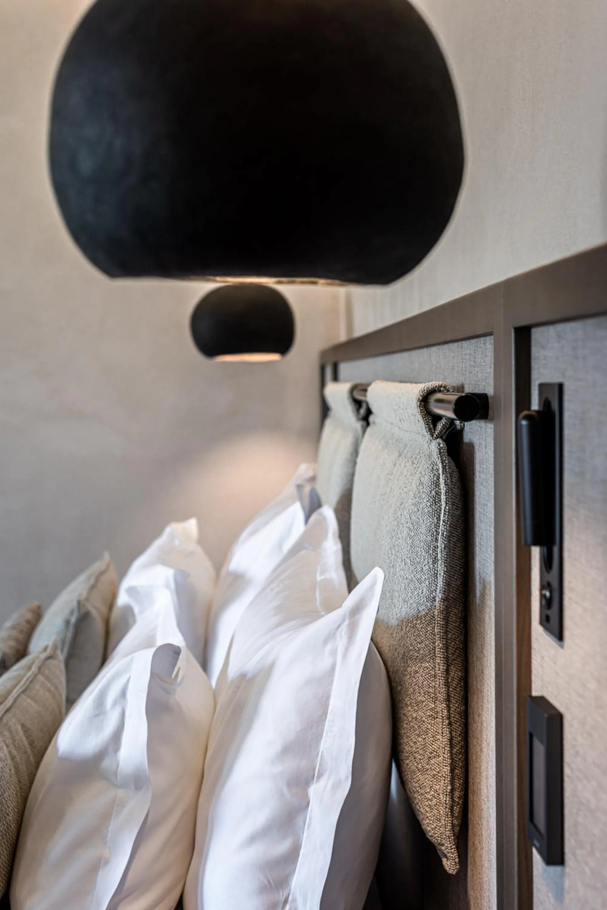 Bed in Aeonic Suites and Spa