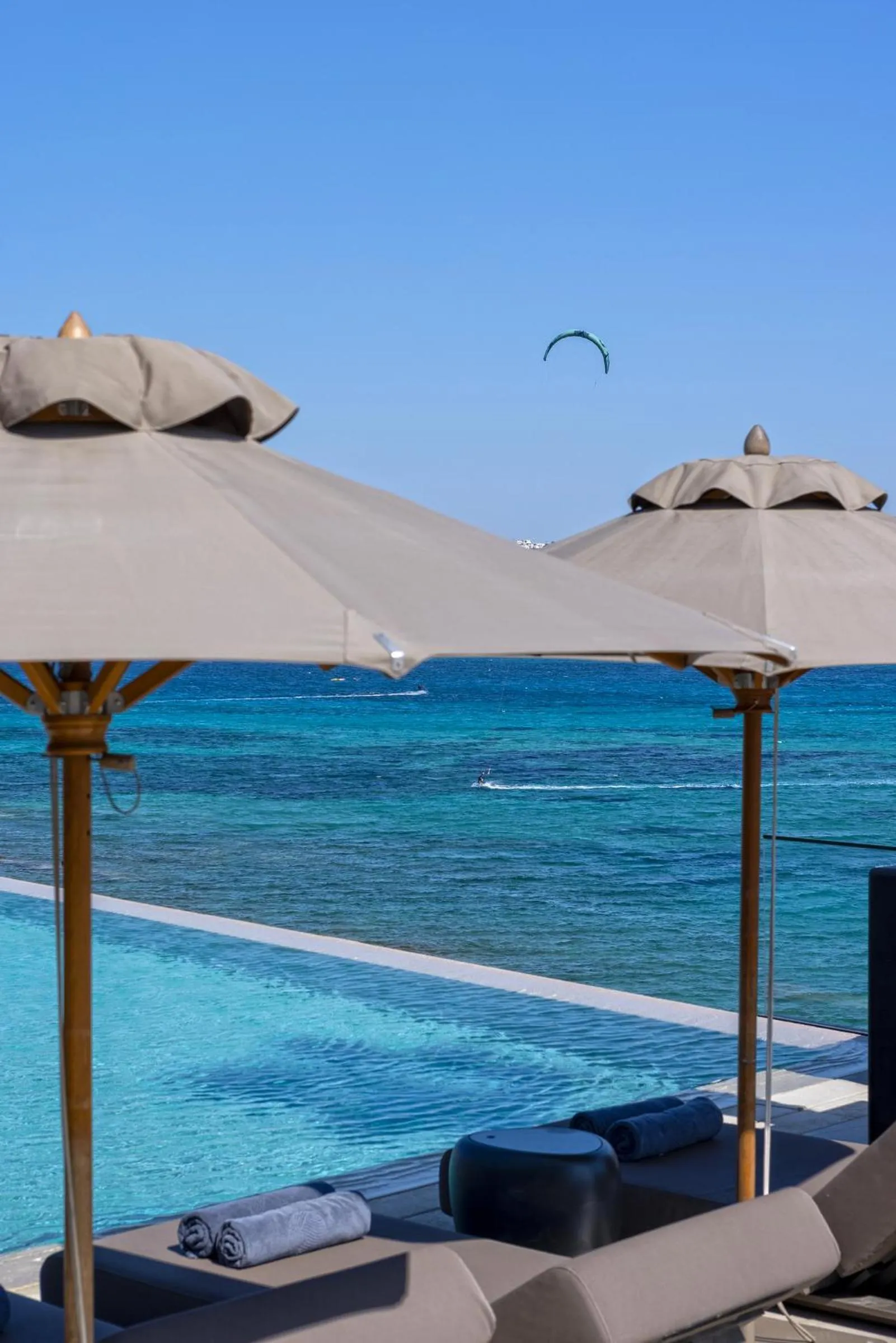 Swimming pool in Aeonic Suites and Spa