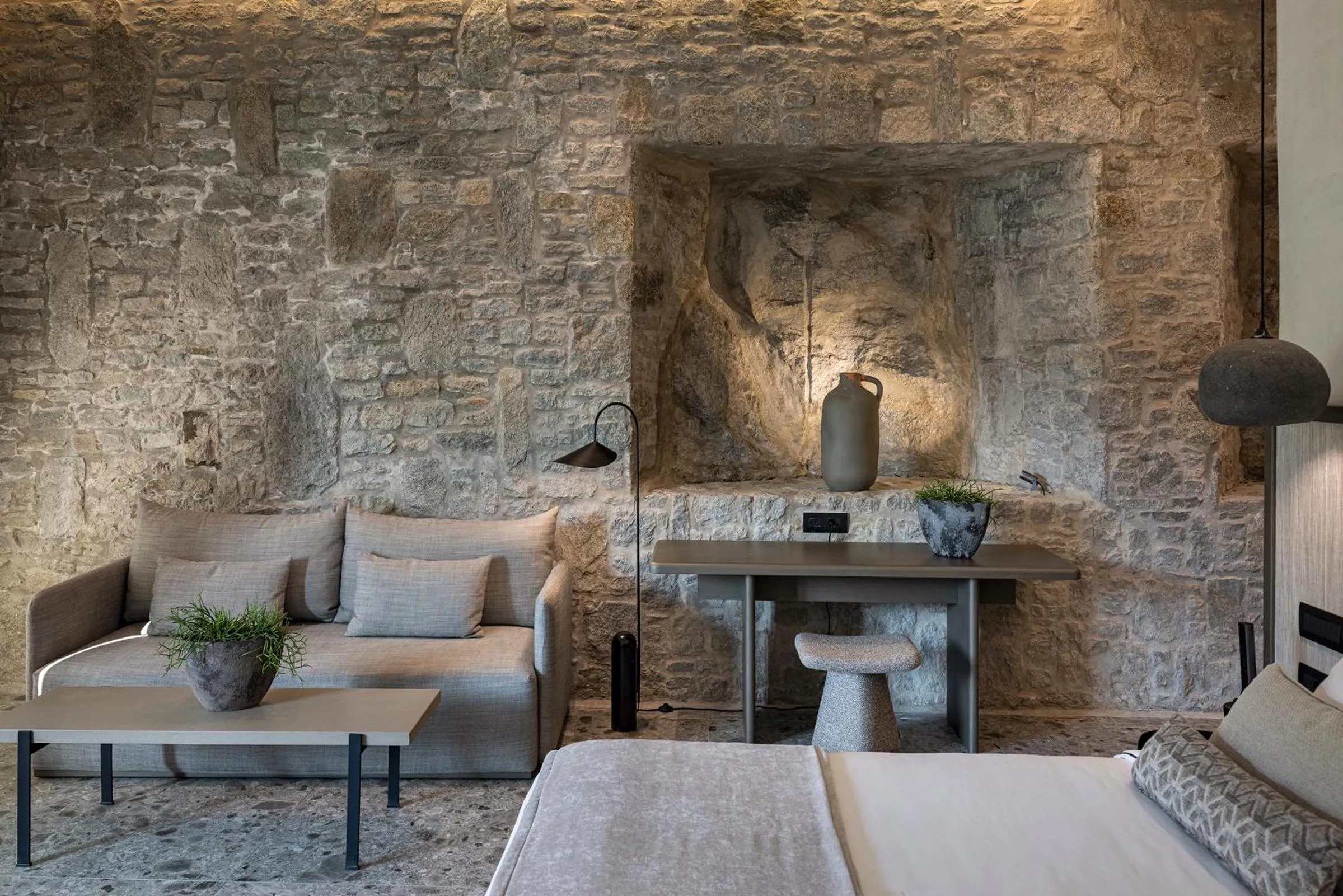 Bedroom in Aeonic Suites and Spa