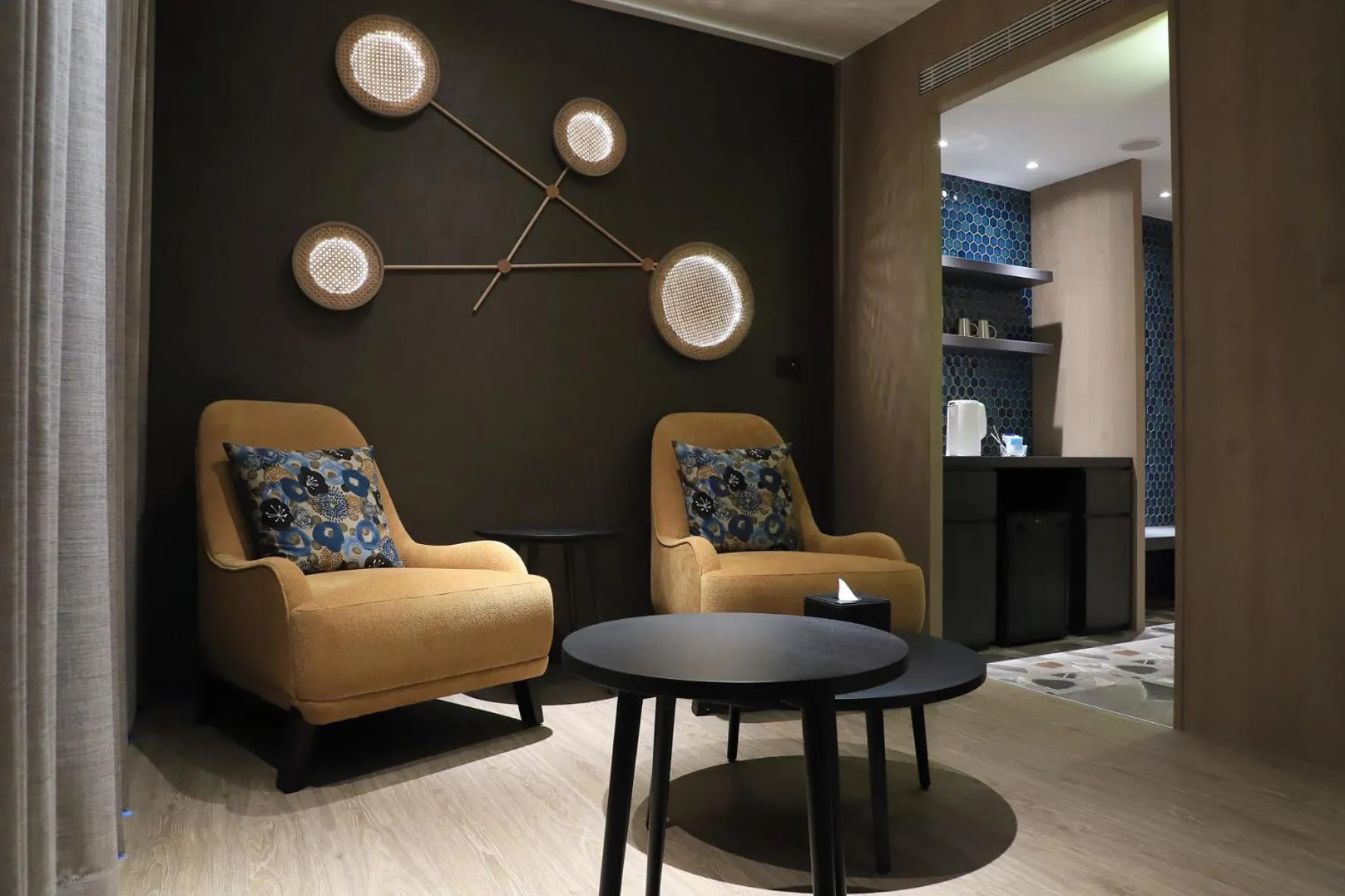 Living room in Just Sleep Tainan Hushan