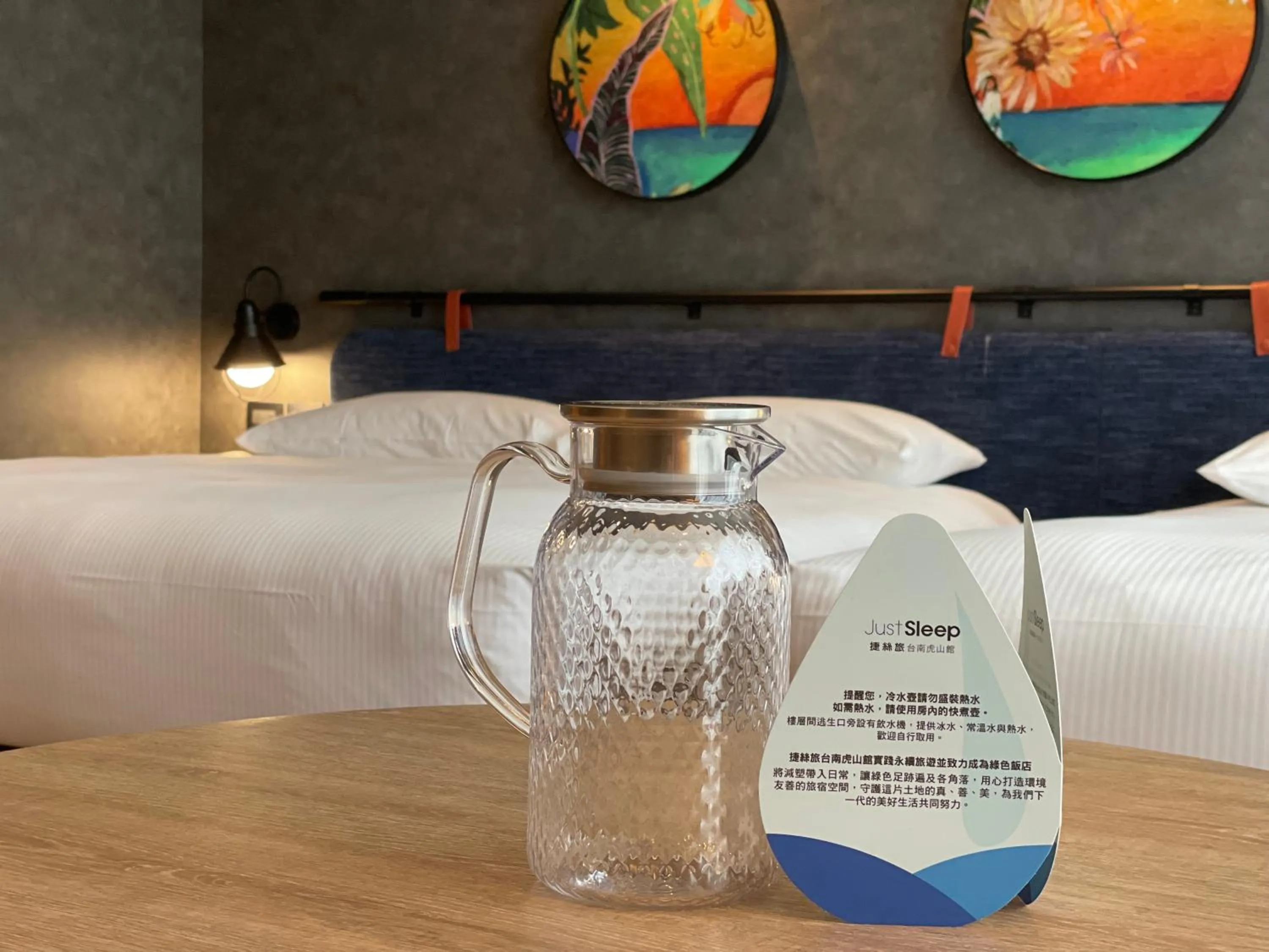 Bedroom in Just Sleep Tainan Hushan