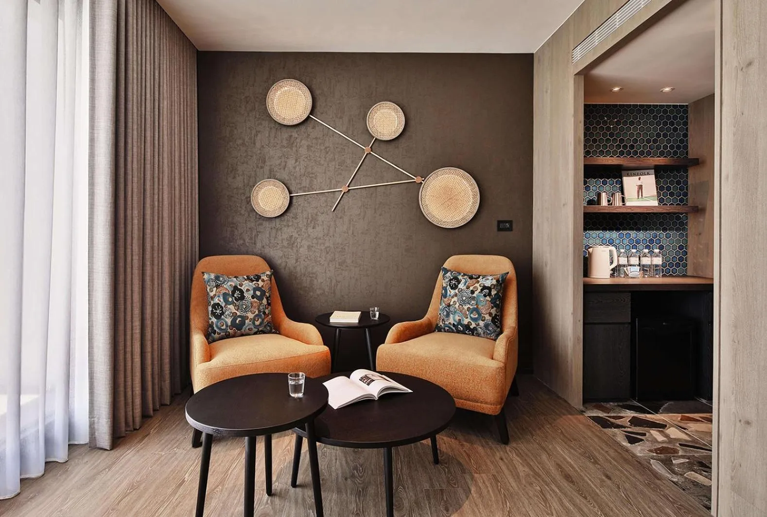 Living room in Just Sleep Tainan Hushan