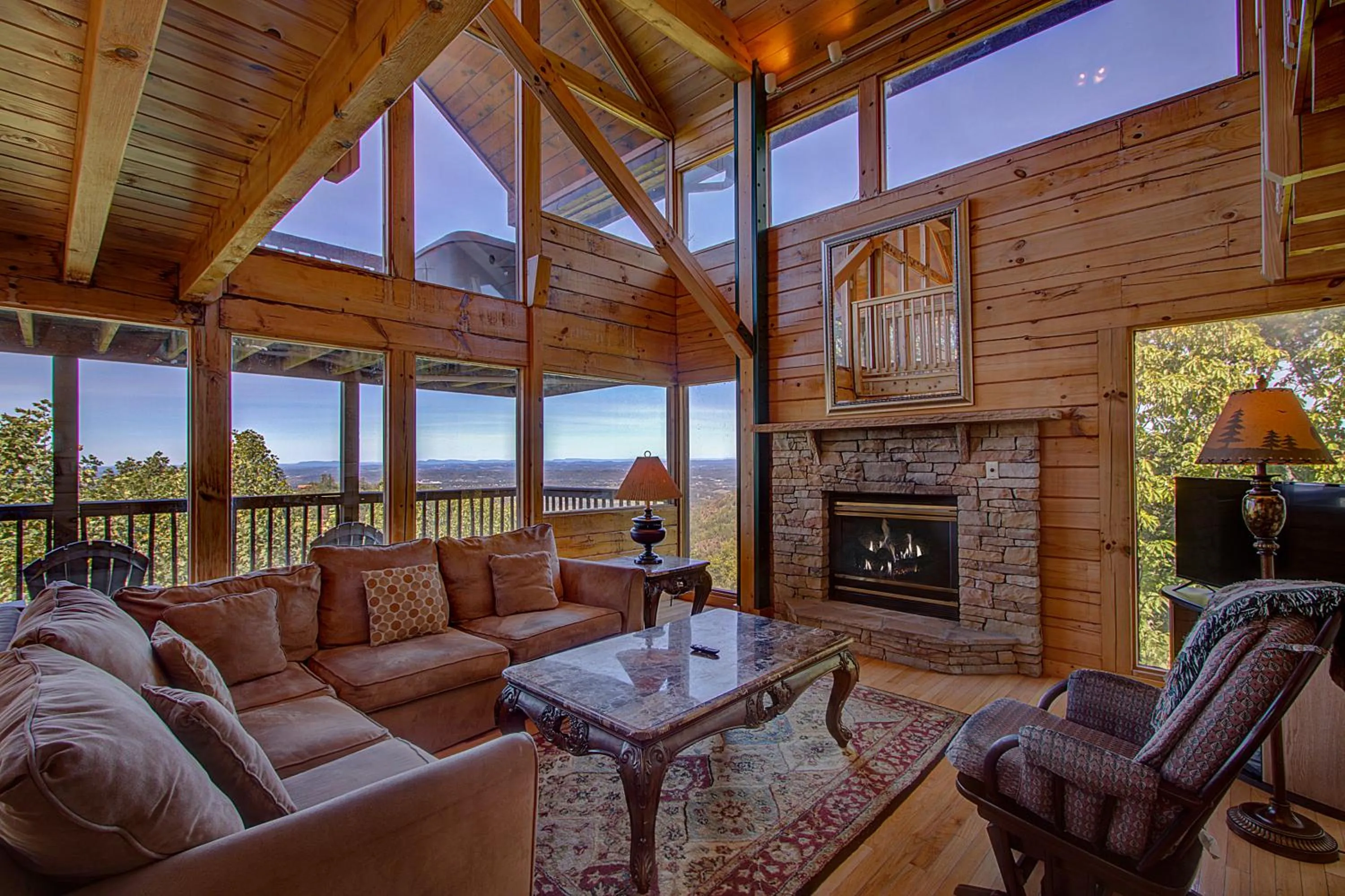 Stairway · Stunning Cabin in the Stars- 100mile views!