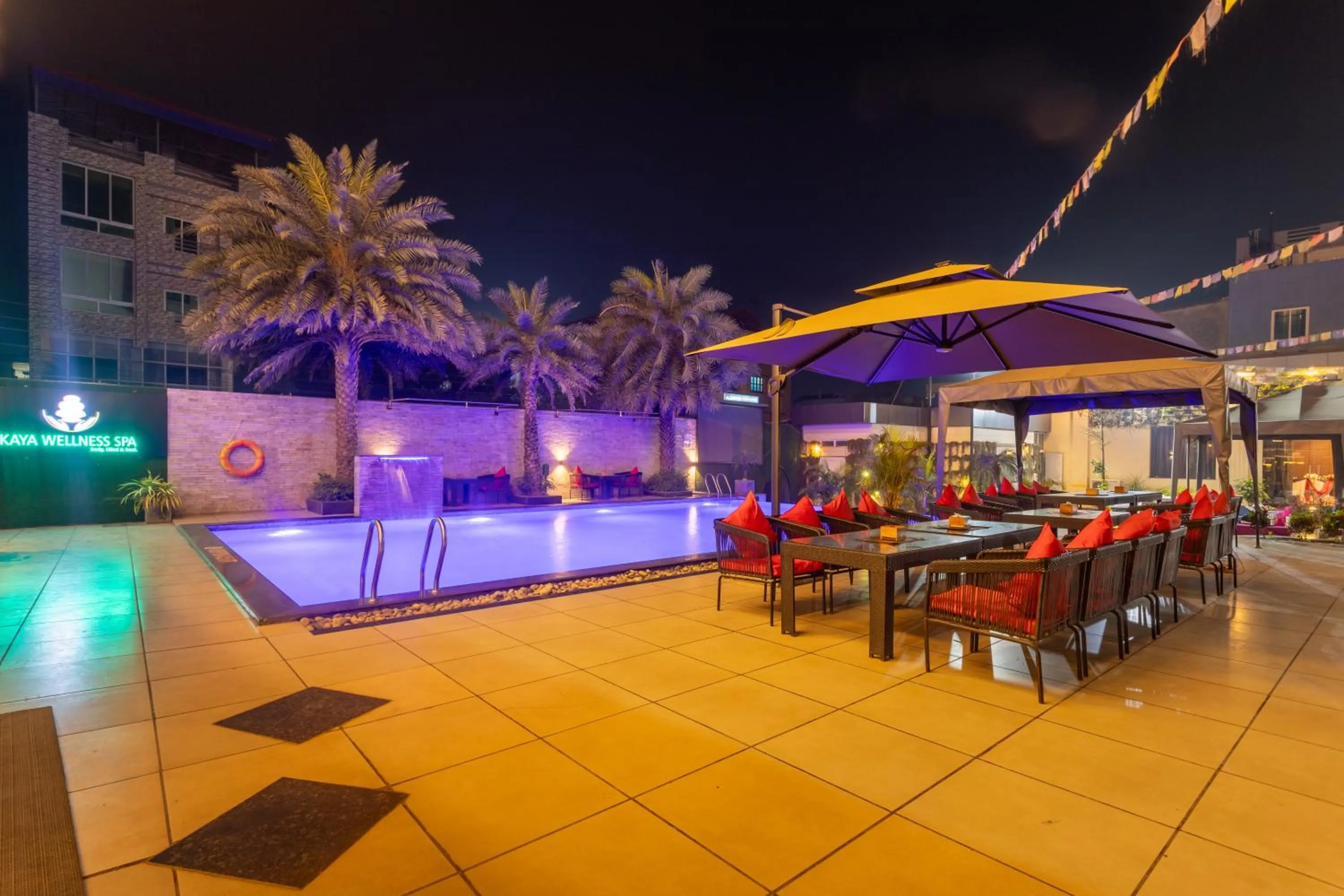 Pool view in Hotel Da Flamingo