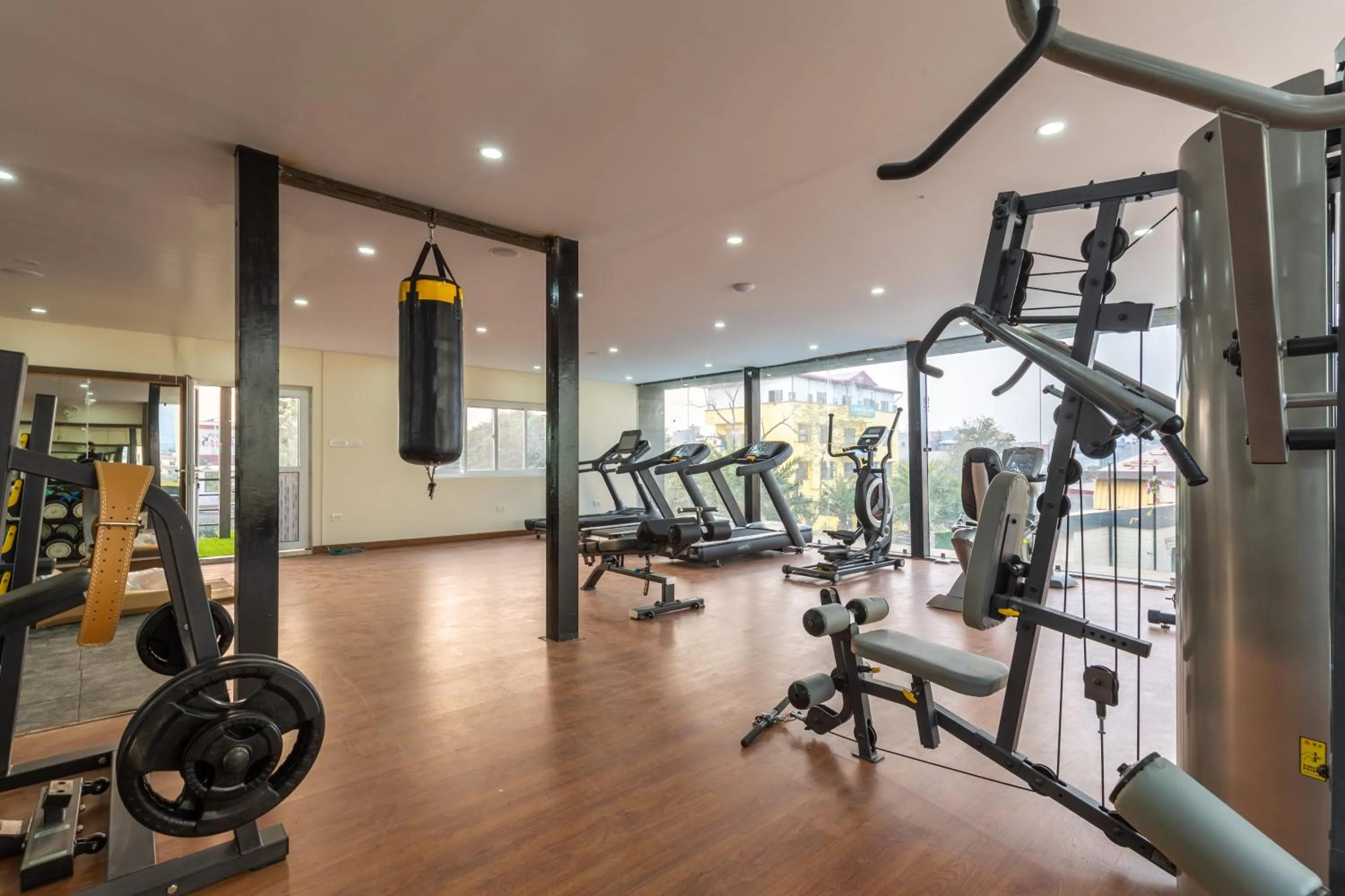 Fitness centre/facilities in Hotel Da Flamingo