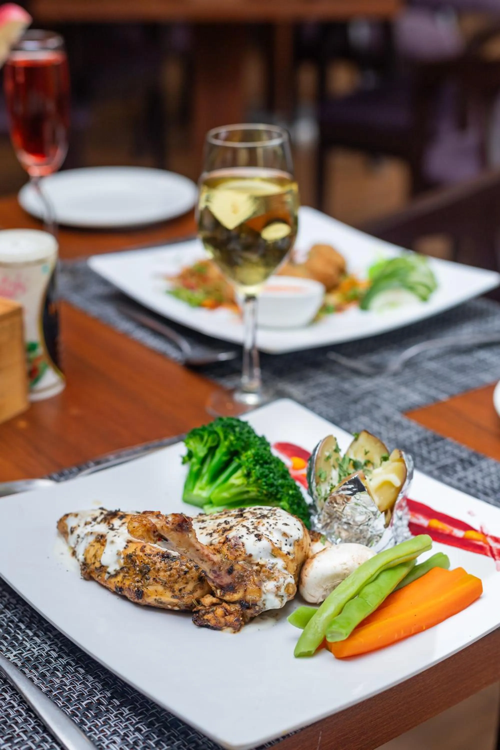 Food and drinks in Hotel Da Flamingo