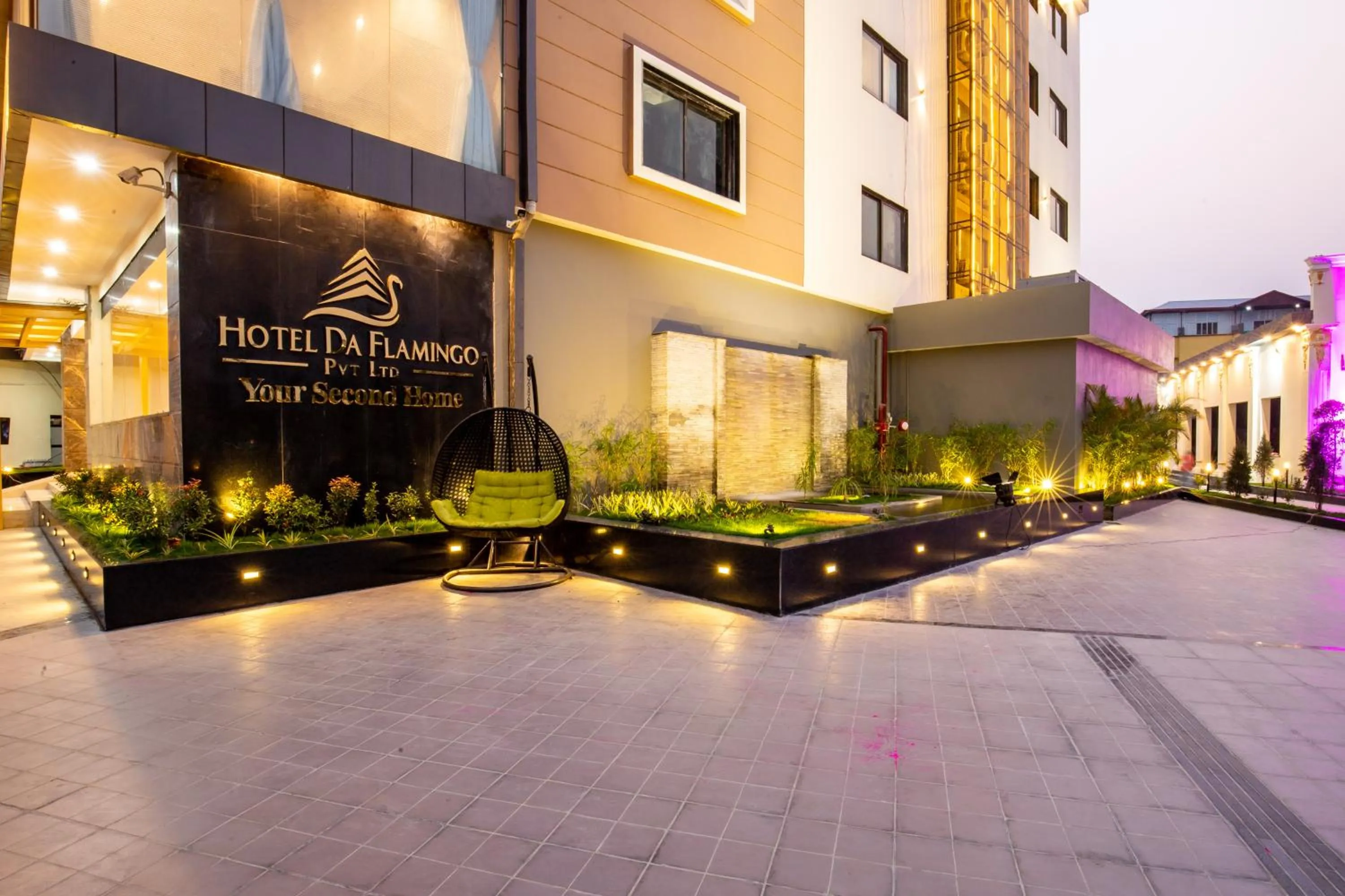 Garden in Hotel Da Flamingo