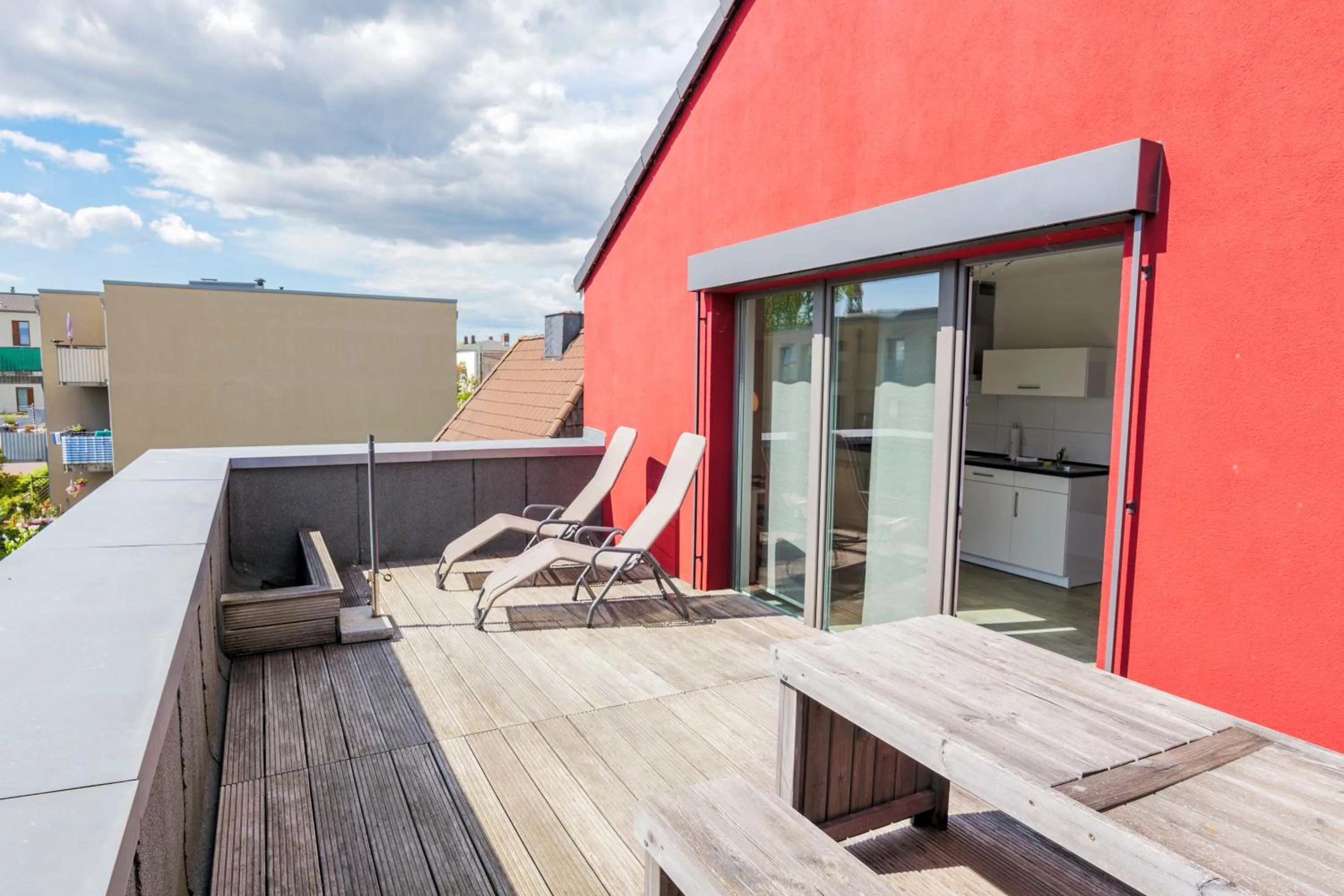 Balcony/Terrace in Hotel Hafen Büsum