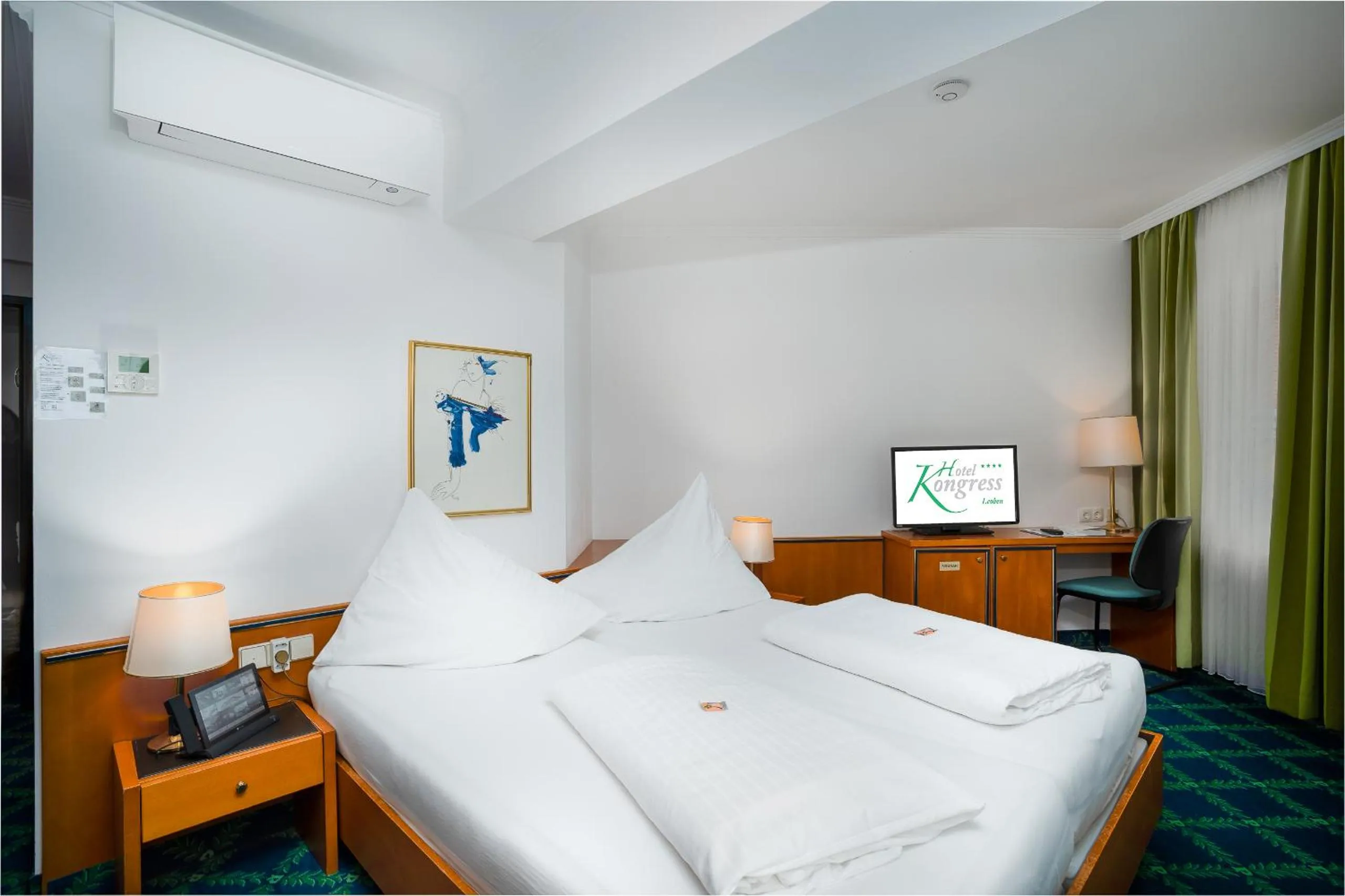 Bed in Hotel Kongress