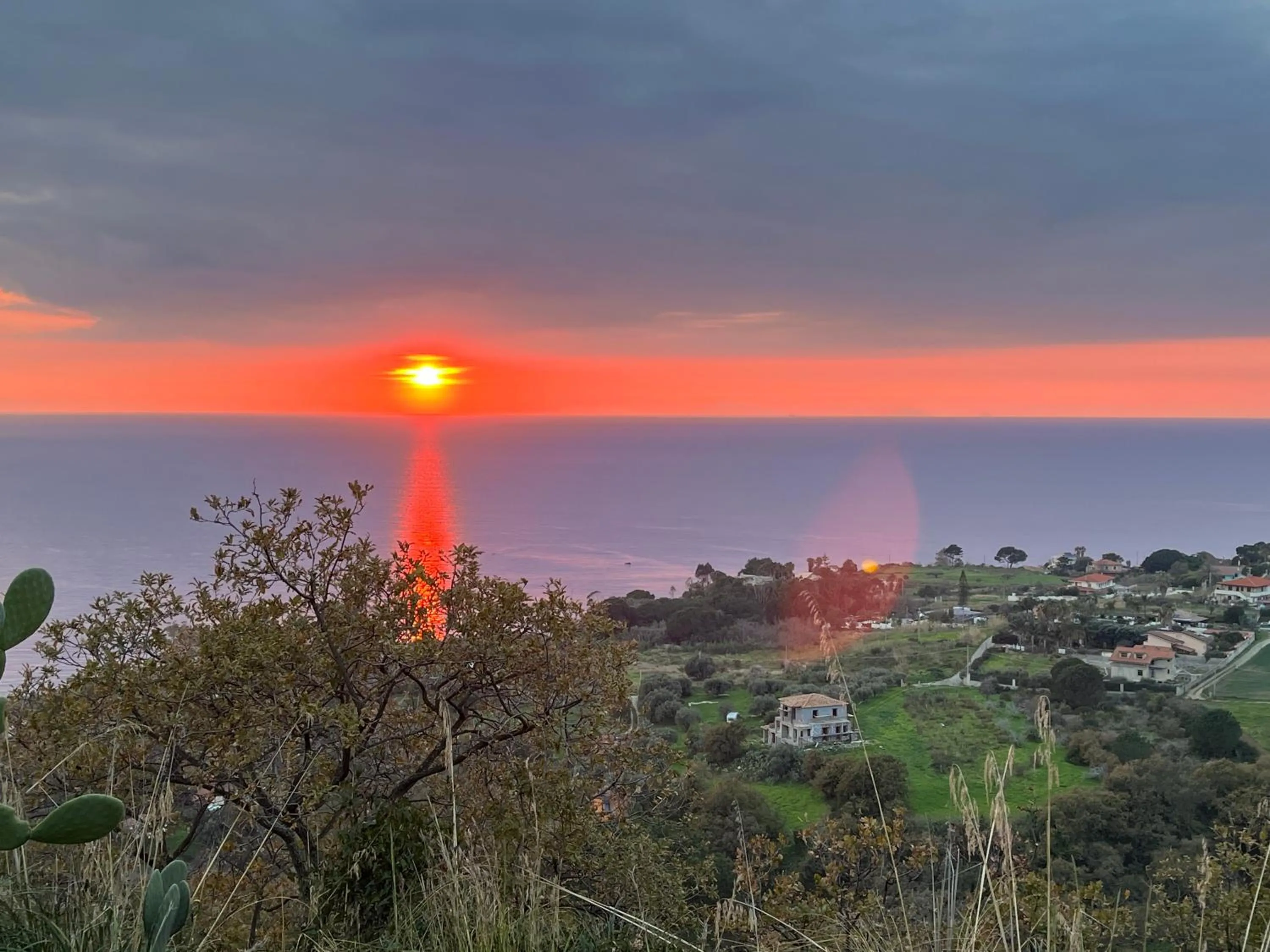 Sunset in Miriasol Bed and Breakfast