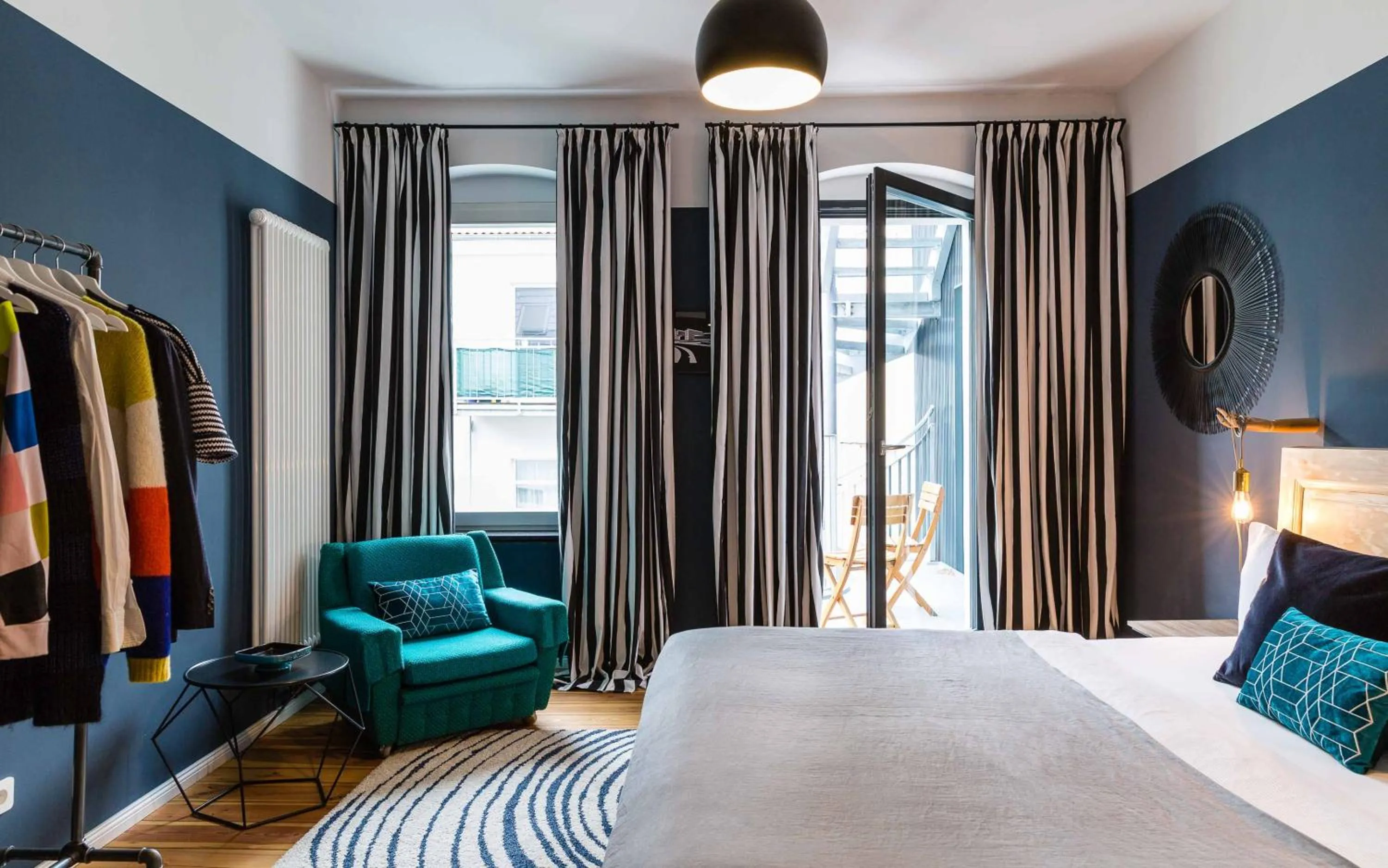 Balcony/Terrace, Bed in Brilliant Apartments