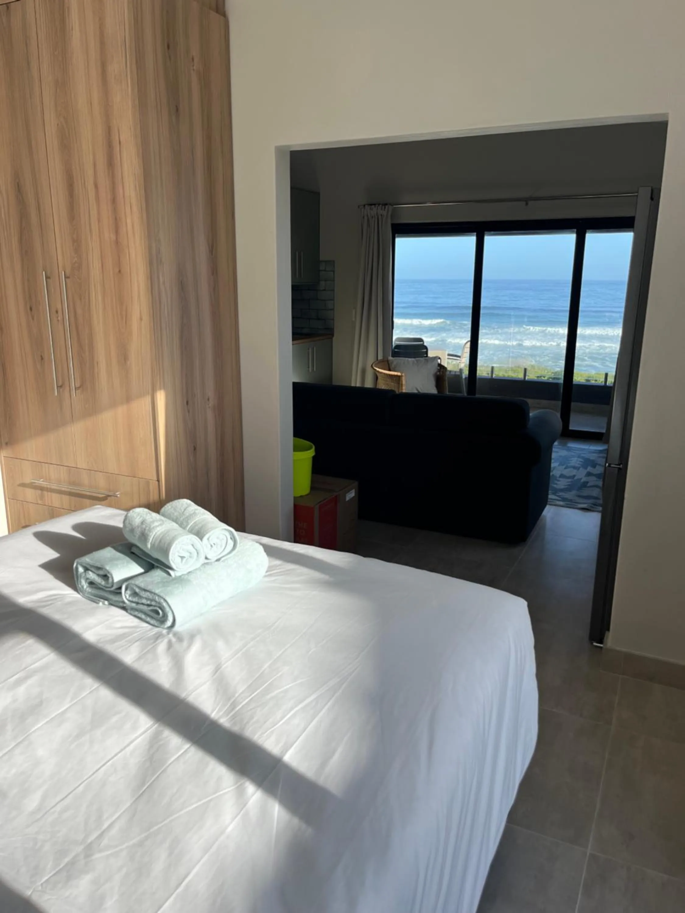 Bed in White Sands Self-catering units