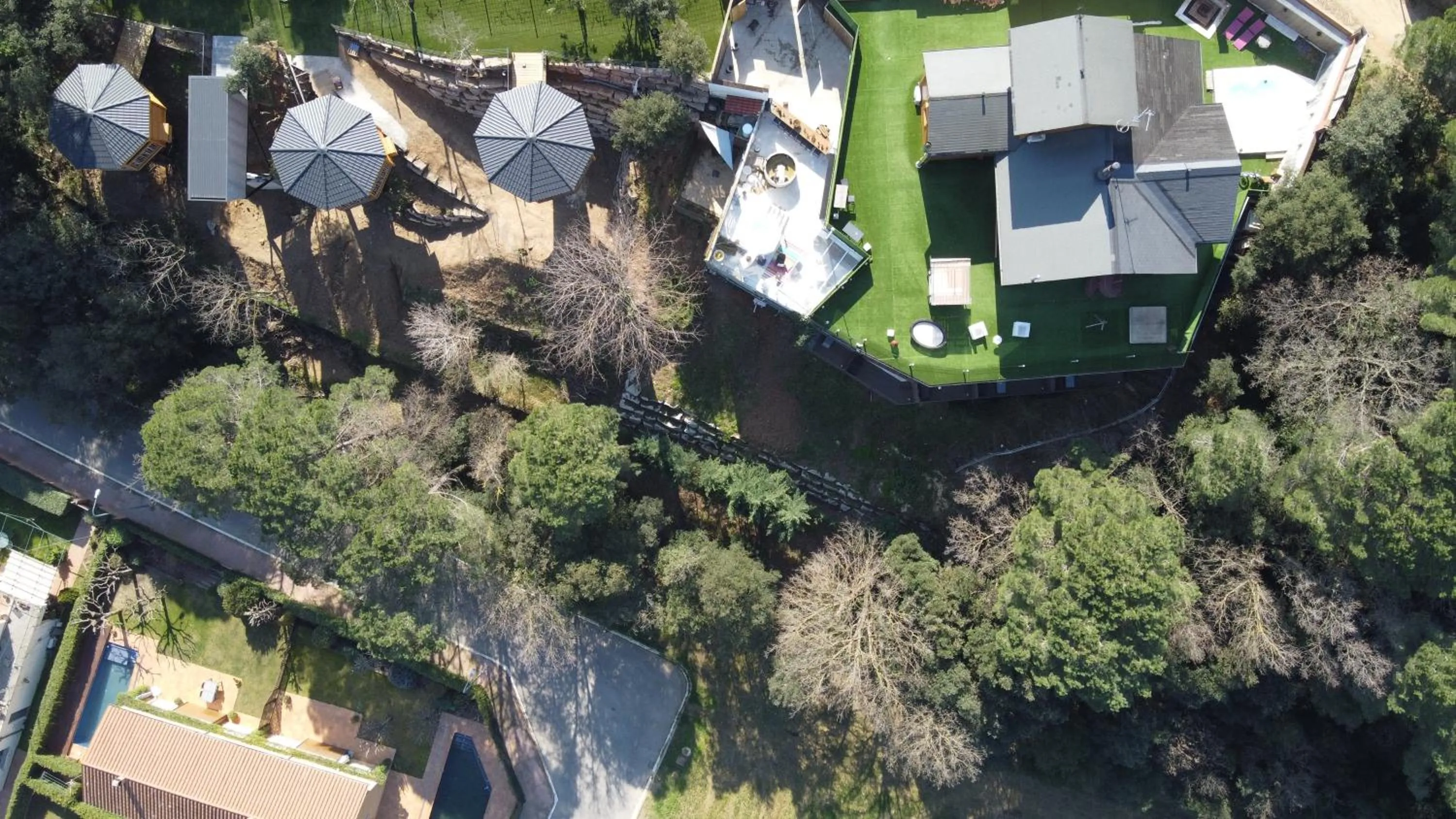 Bird's eye view in Les Suites