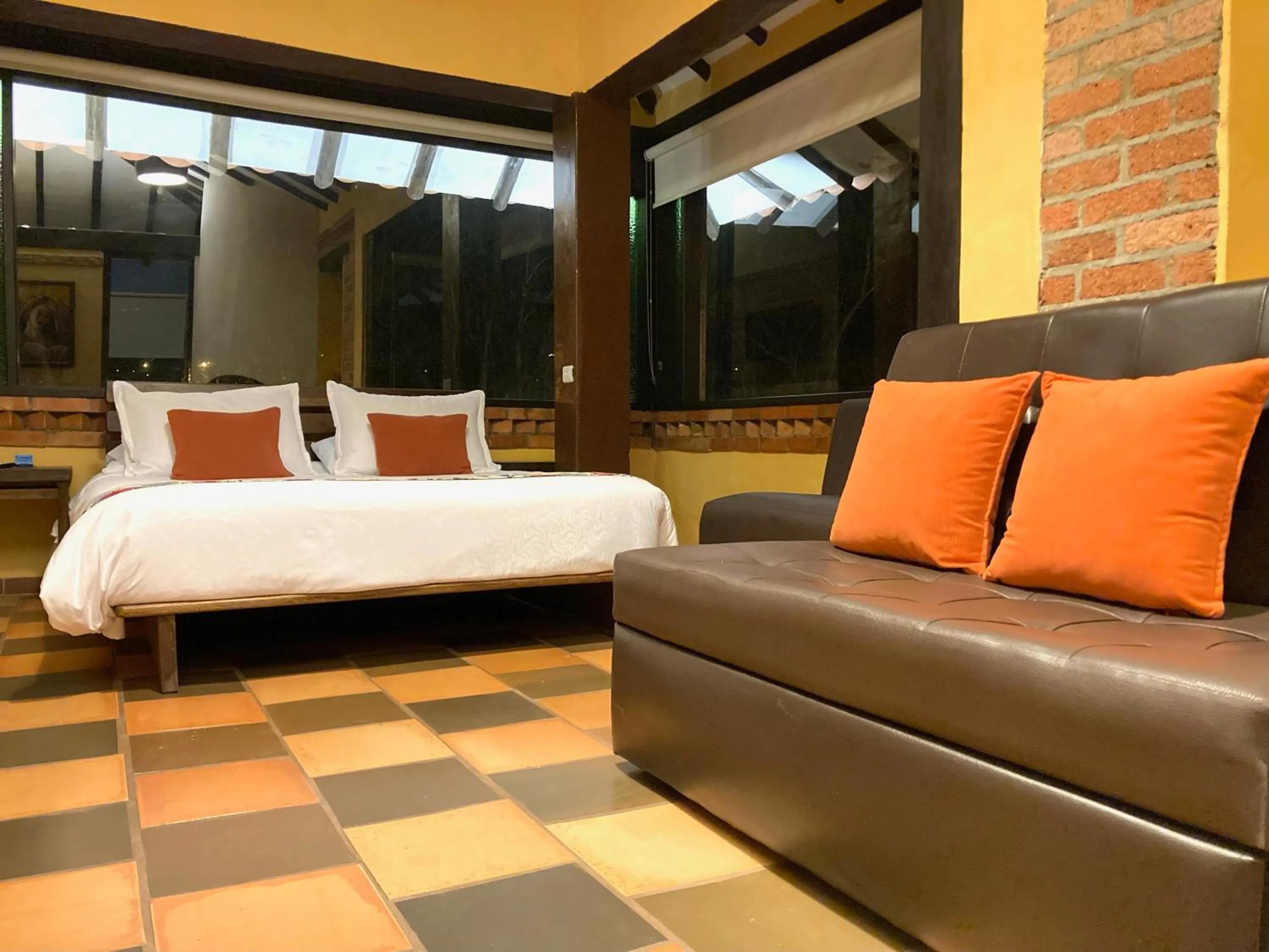 Garden view in Bombon Hotel