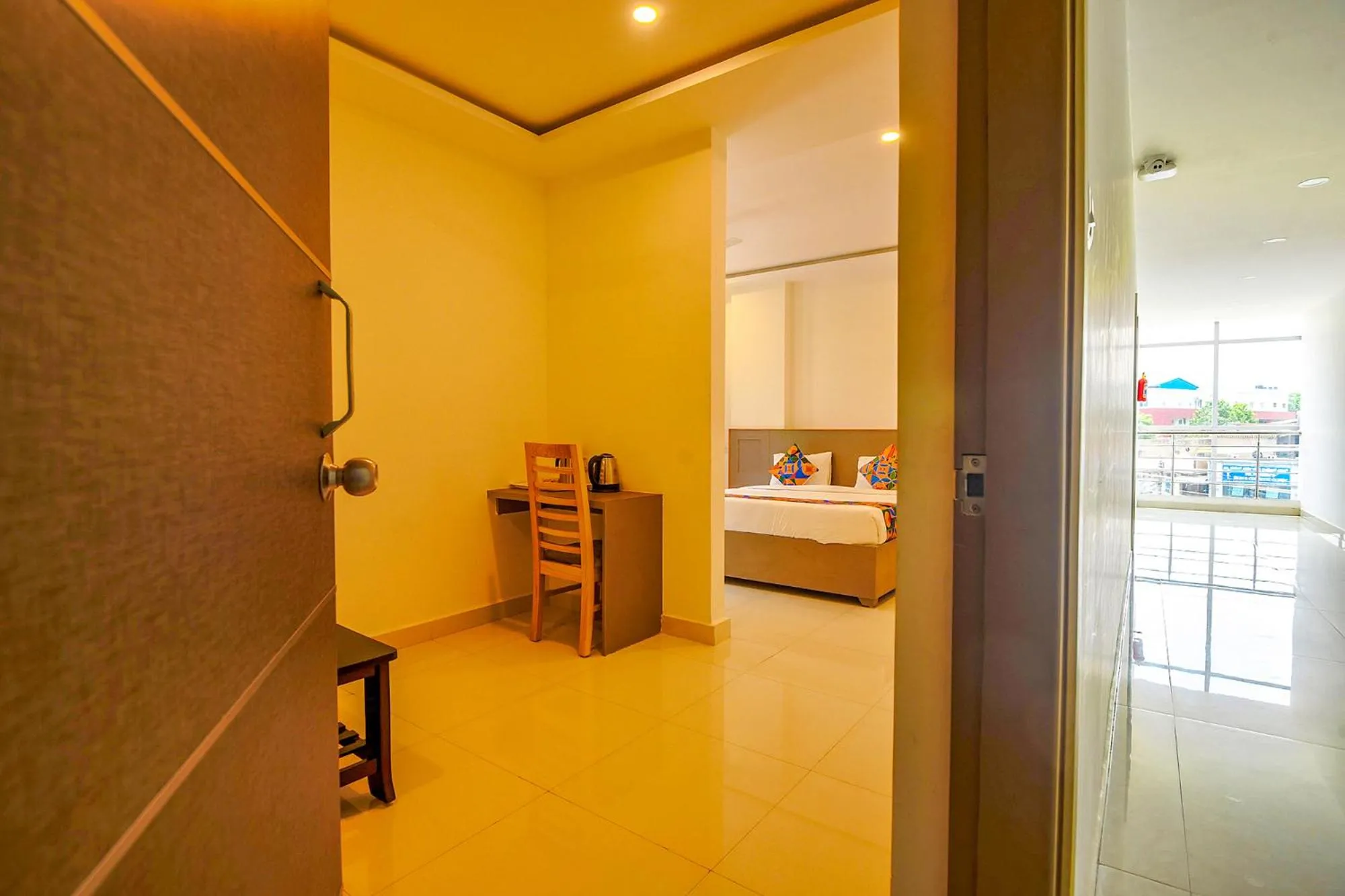 Bed in FabHotel Champion Gateway - Yelahanka