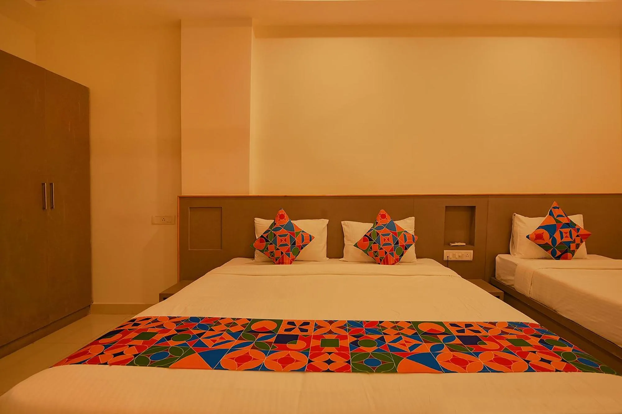 Bedroom, Bed in FabHotel Champion Gateway - Yelahanka