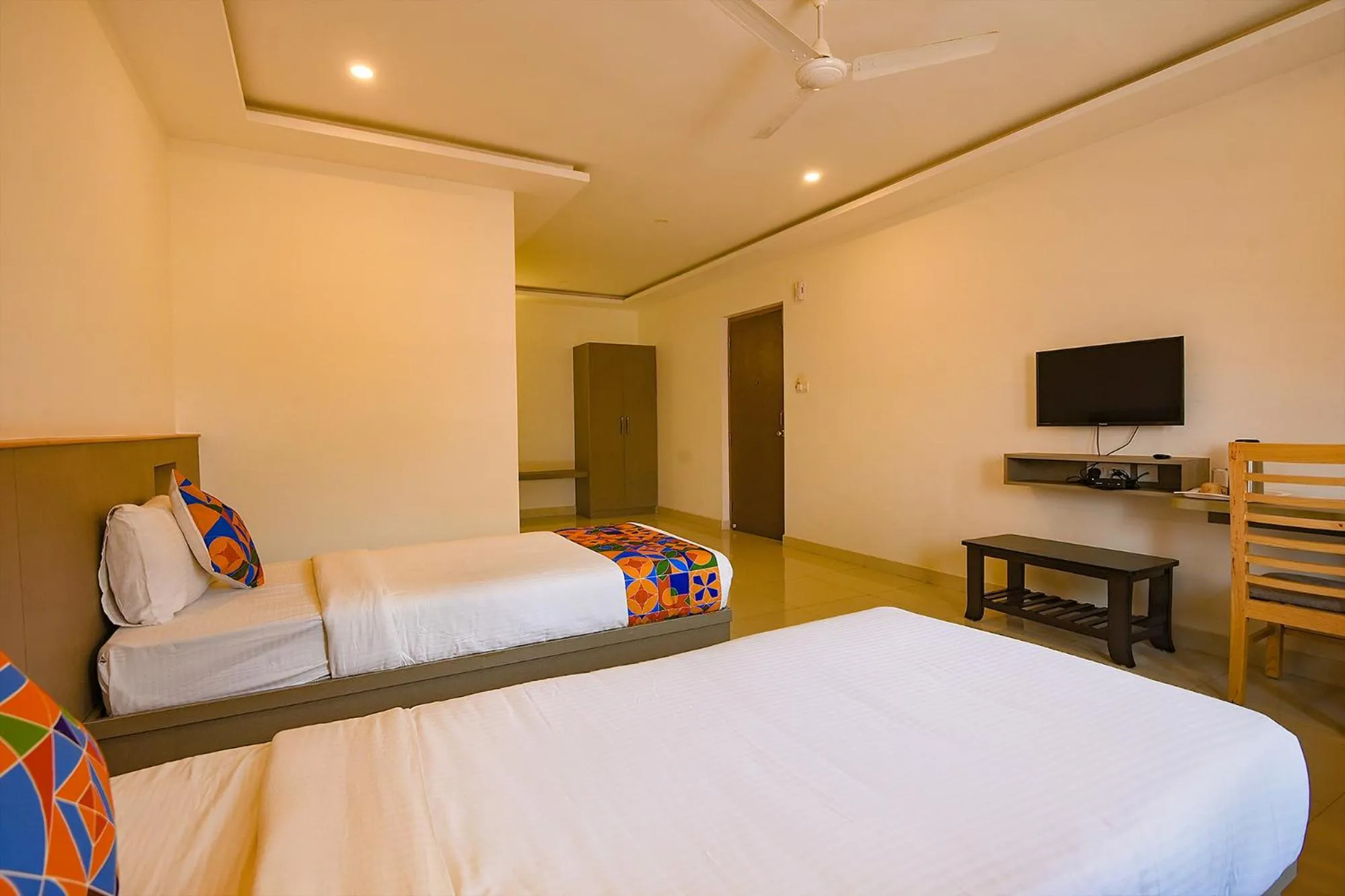 Bedroom, Bed in FabHotel Champion Gateway - Yelahanka