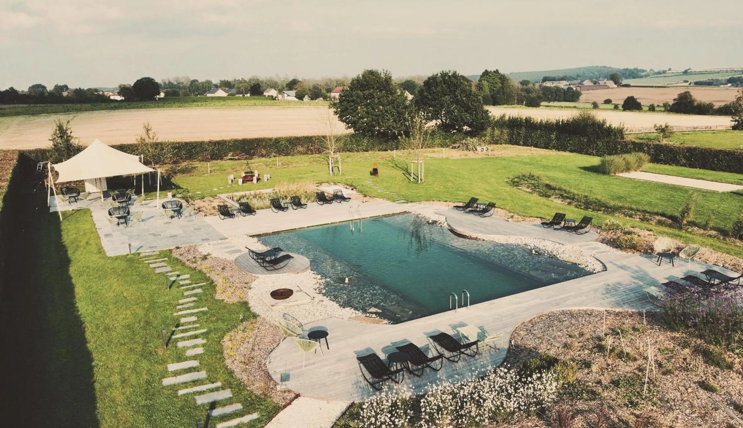 Bird's eye view in Domaine Sur Les Sarts