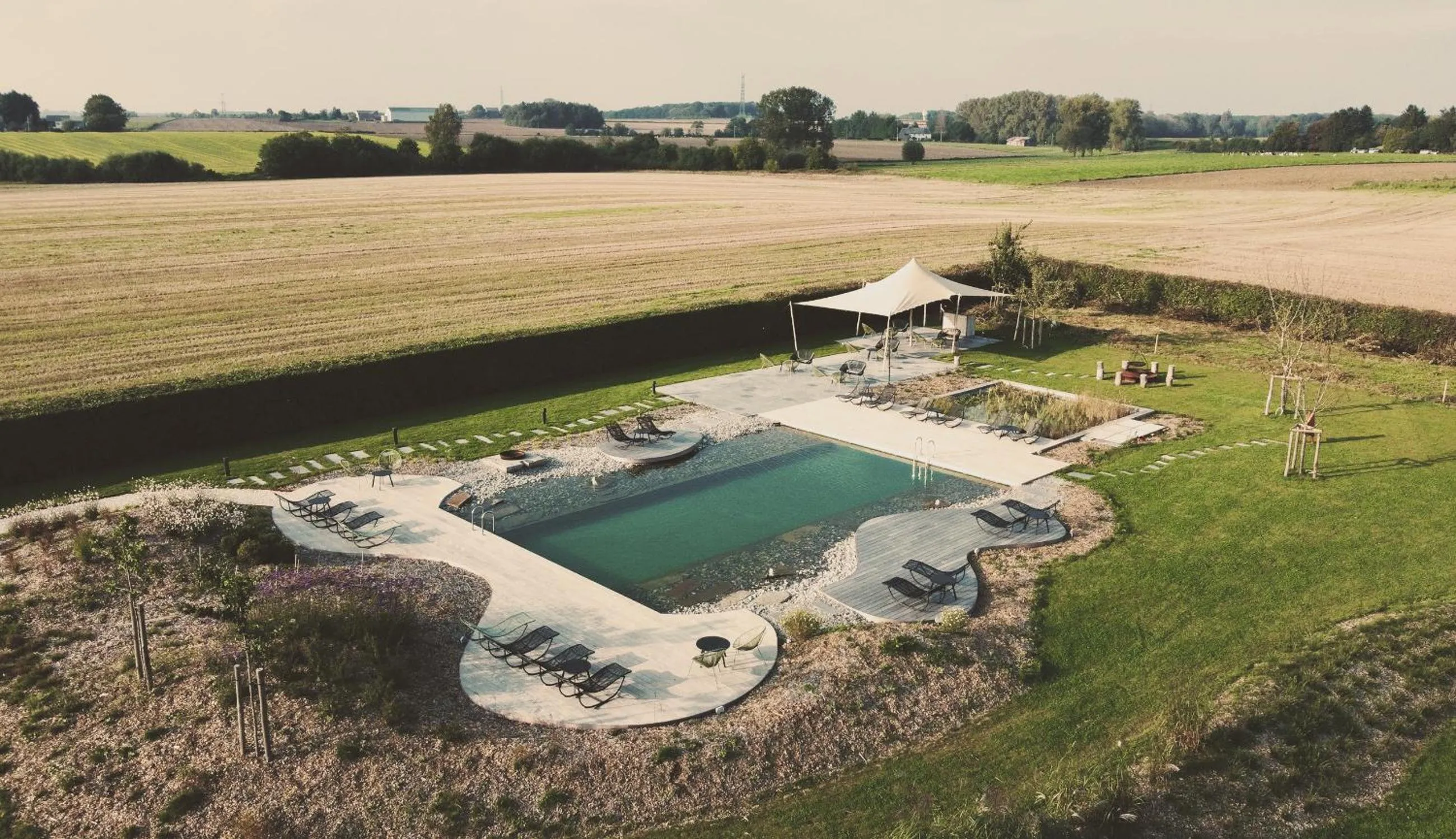 Bird's eye view in Domaine Sur Les Sarts