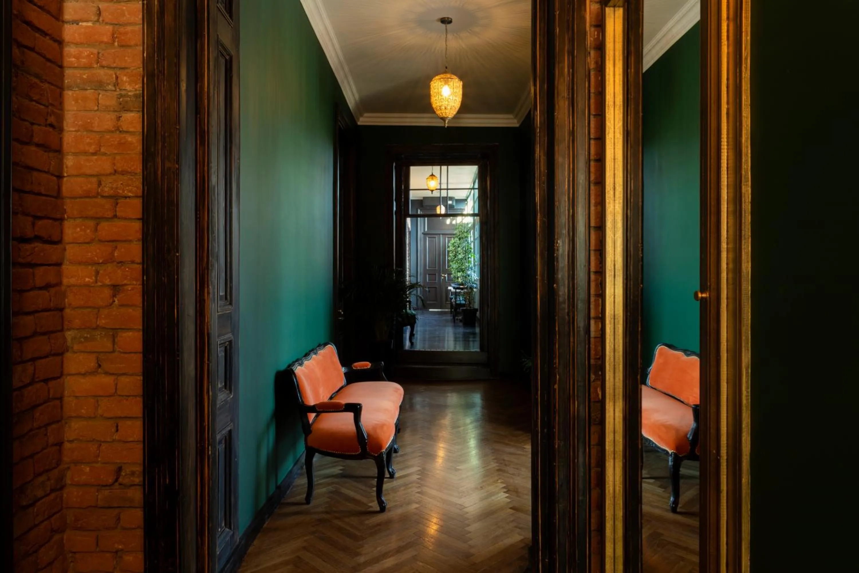 Seating area in Unfound Door - Design Hotel