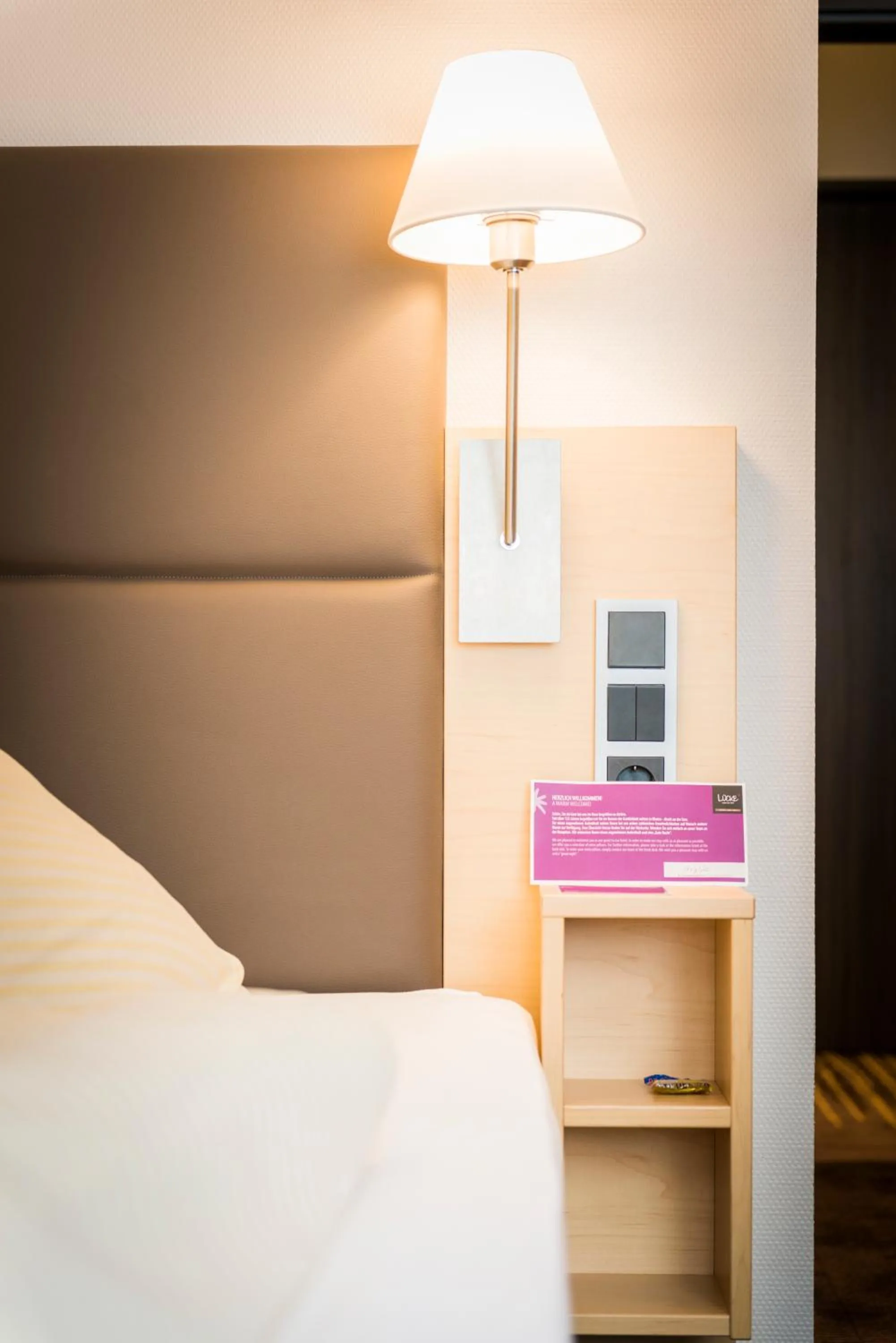 Decorative detail, Bed in Hotel Lücke Rheine