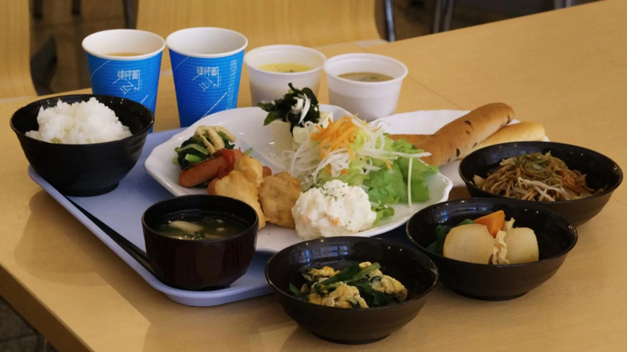 Buffet breakfast in Toyoko Inn Sendai Nishi-guchi Hirose-dori