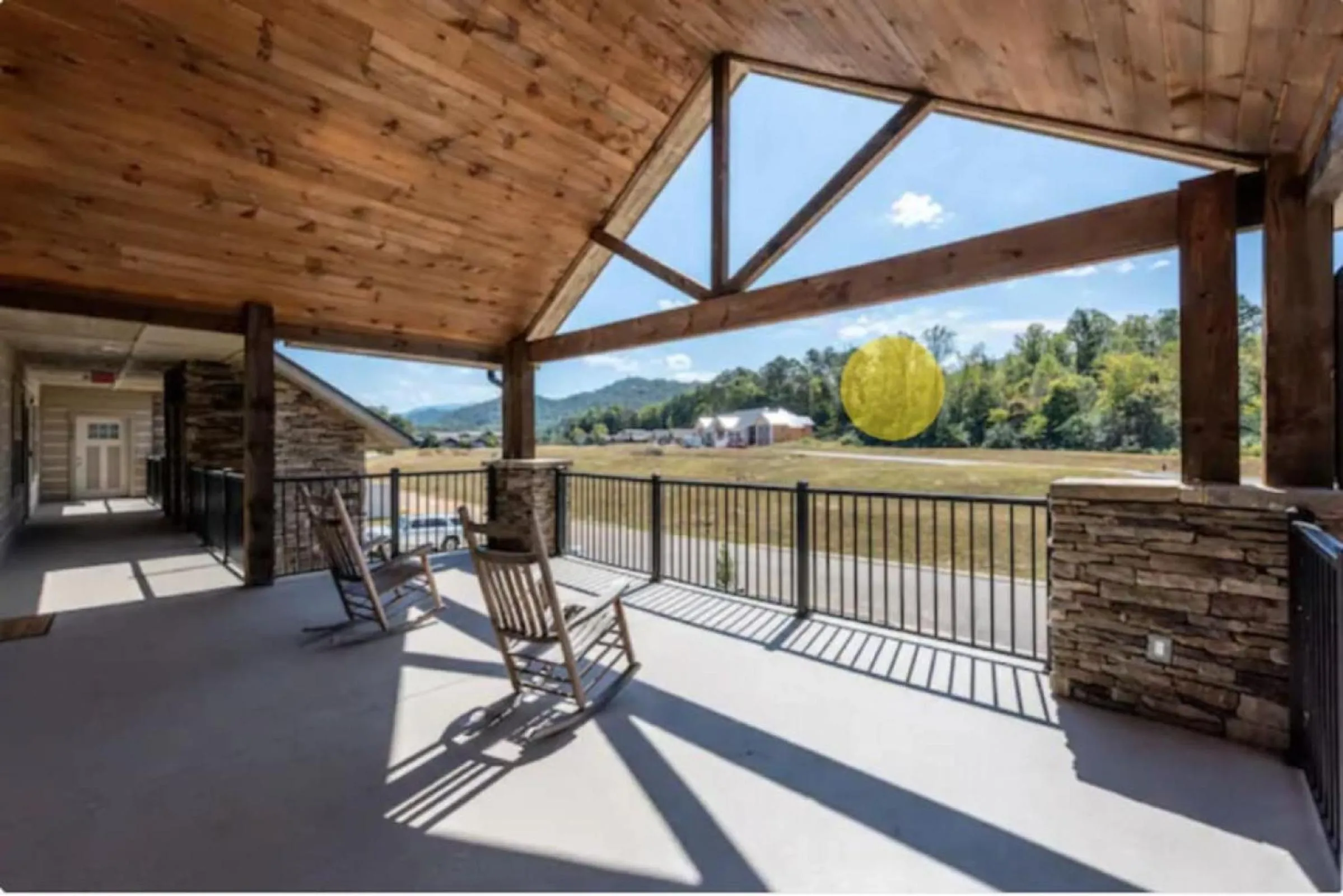 Balcony/Terrace in Gorgeous Cades Cove Condo with Community Pool