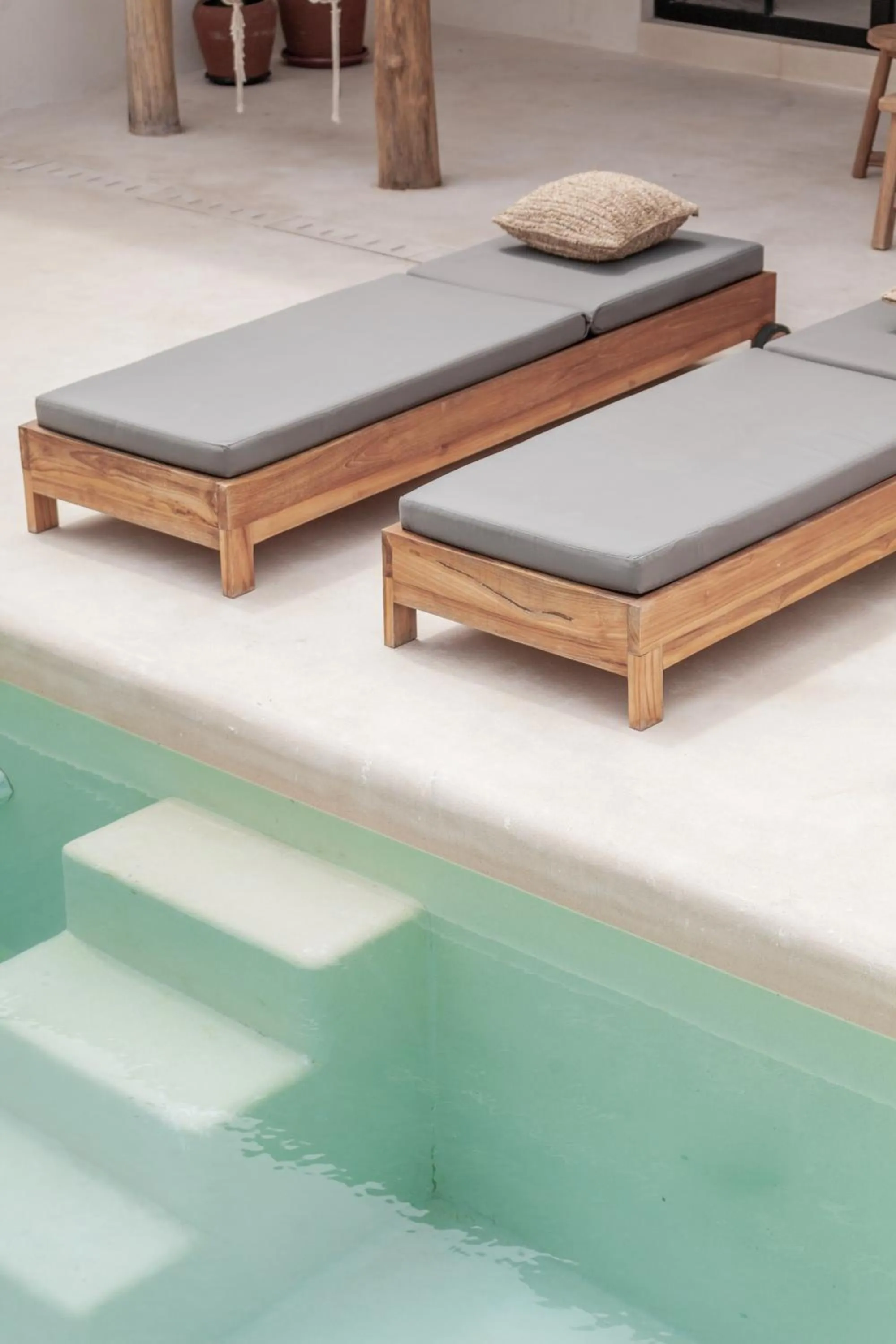 Pool view in YUCCA villas