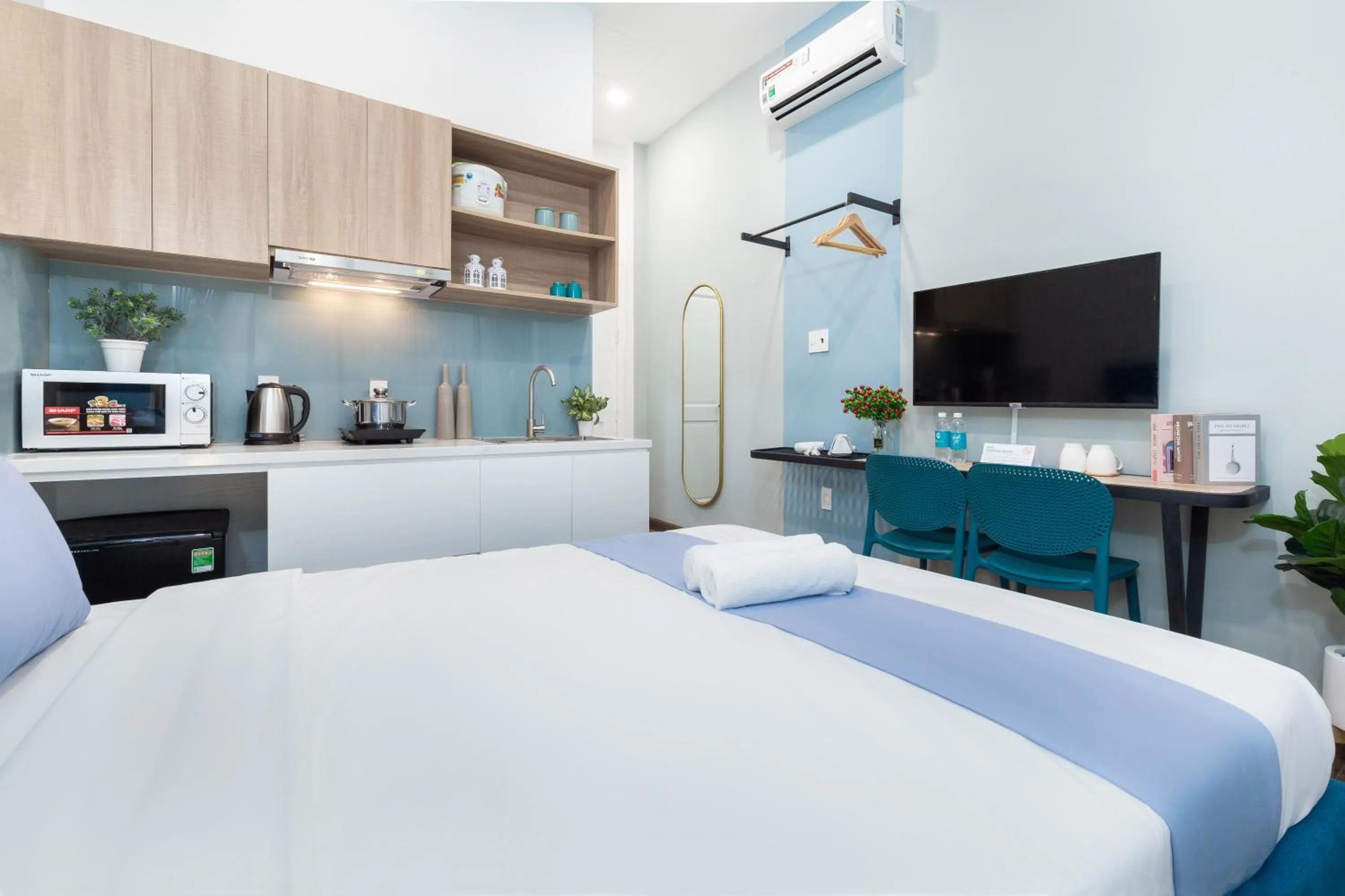 Bed in Cozrum Homes Greena House