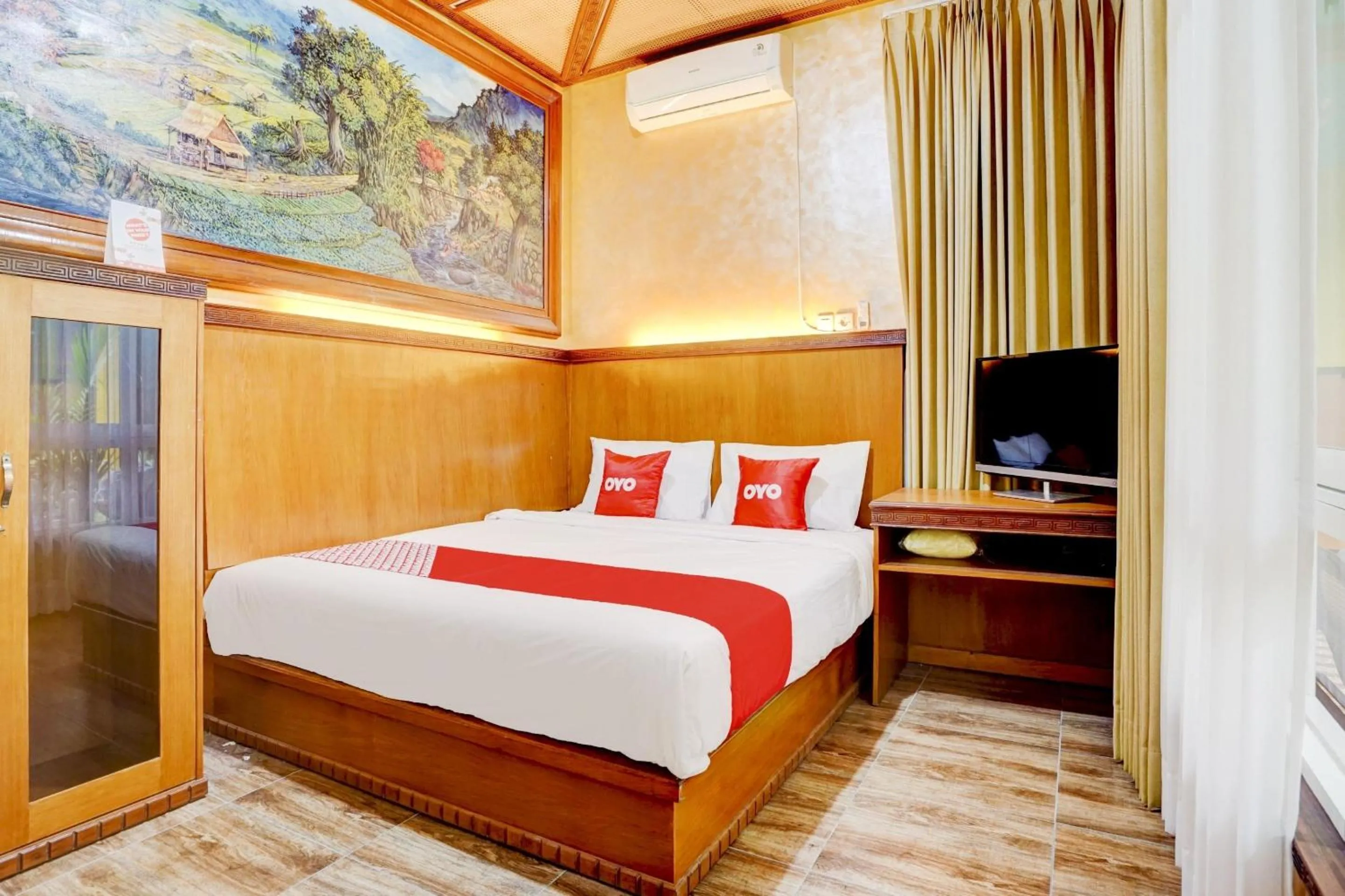 Bedroom, Bed in OYO 90303 Cafe & Homestay Kolam Pancing Abah