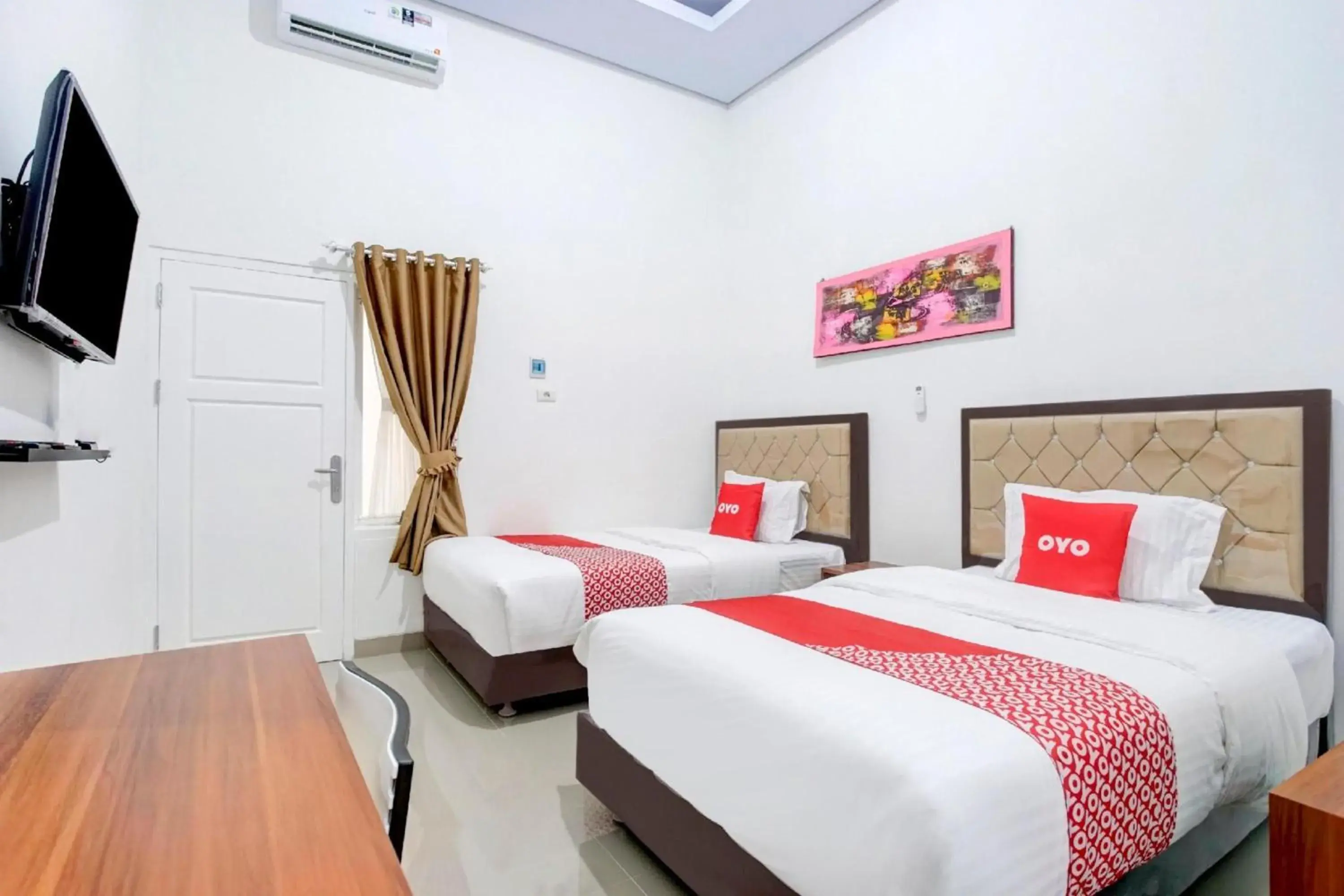 Bedroom, Bed in Hotel O Sukarame Near Imanuel Hospital Way Halim Formerly Hotel Griya Bawean Bedroom, Bed in Hotel O Sukarame Near Imanuel Hospital Way Halim Formerly Hotel Griya Bawean