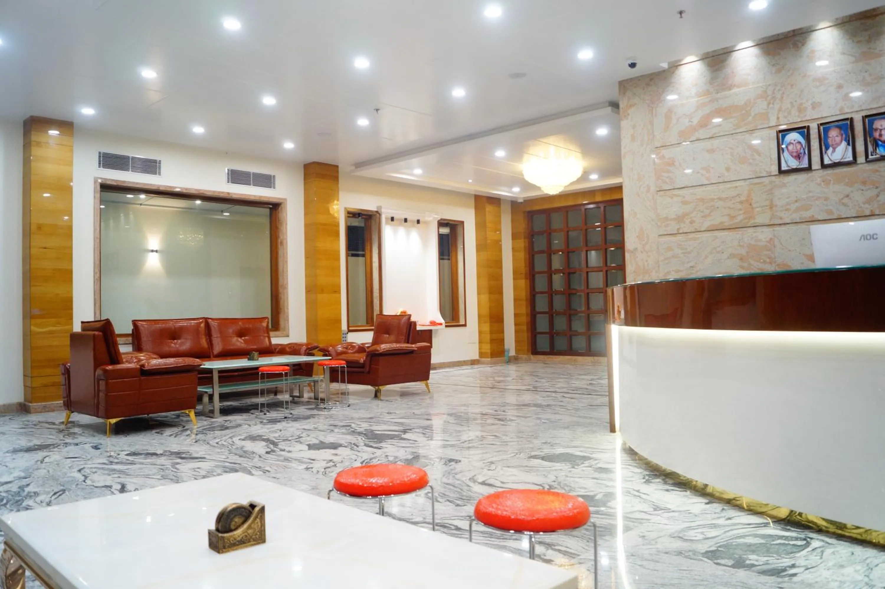 Lobby or reception in Hotel Shree Shyam International