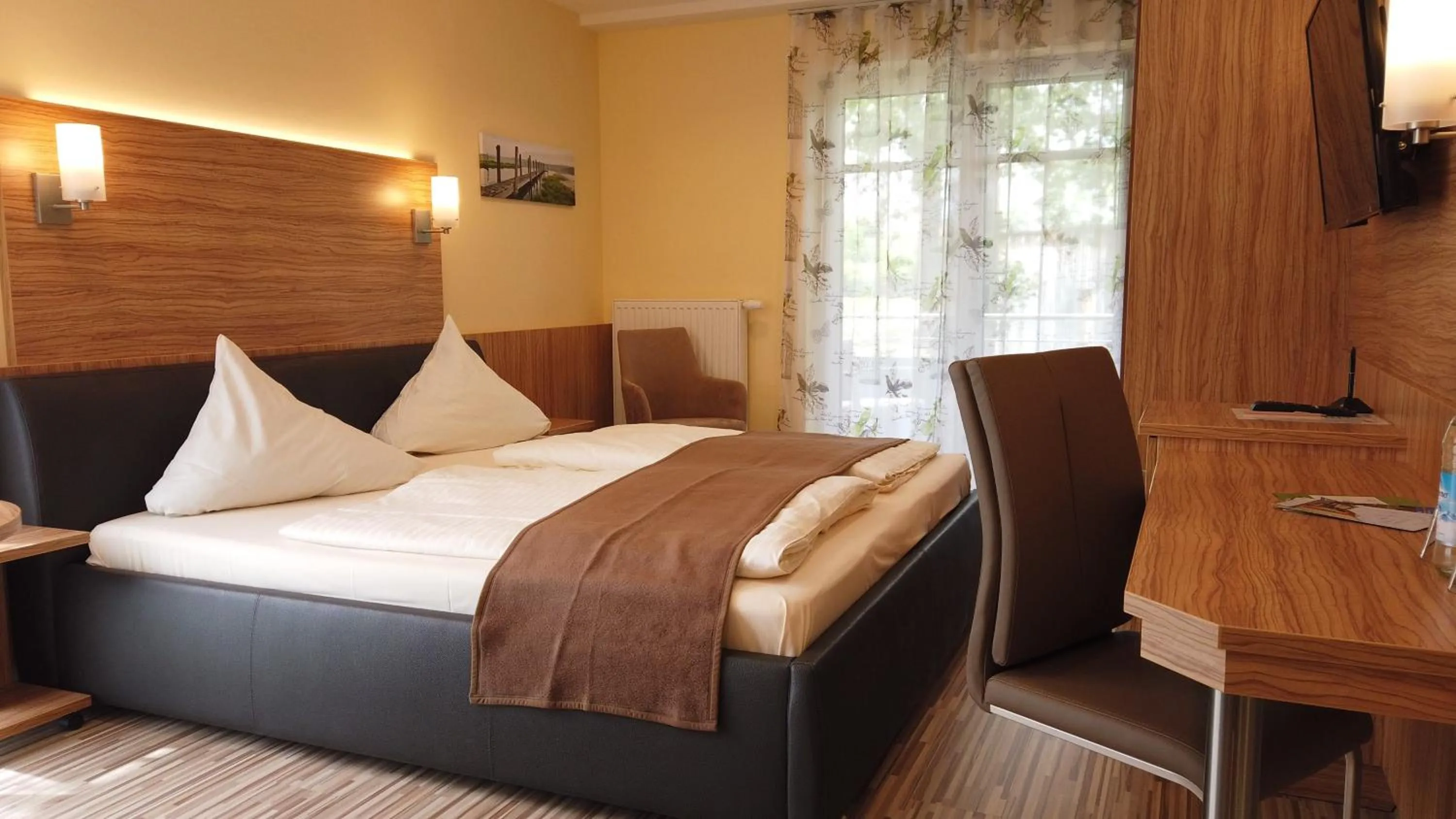 Bed in ROTHSEE Hotel