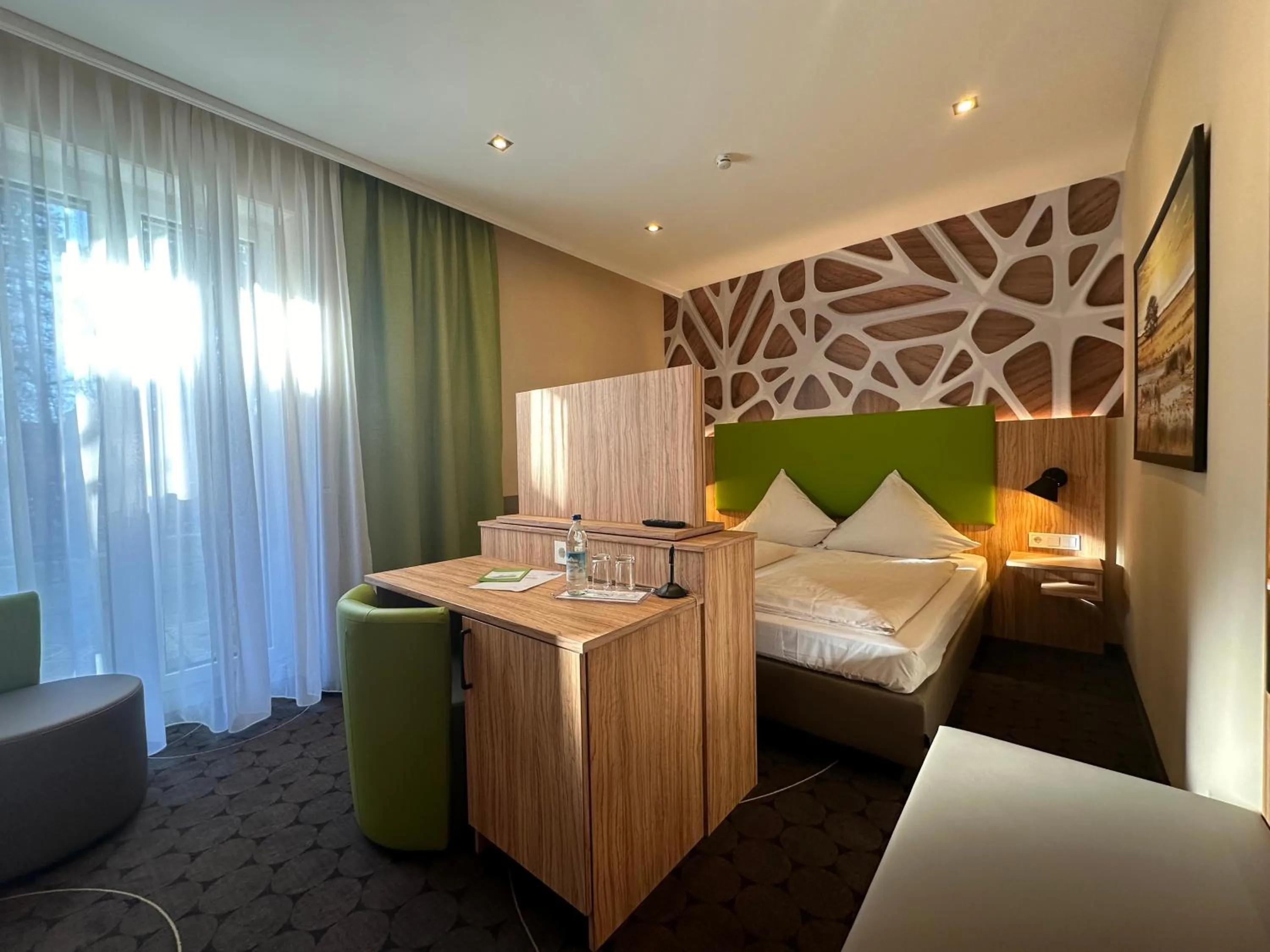 Bed in ROTHSEE Hotel