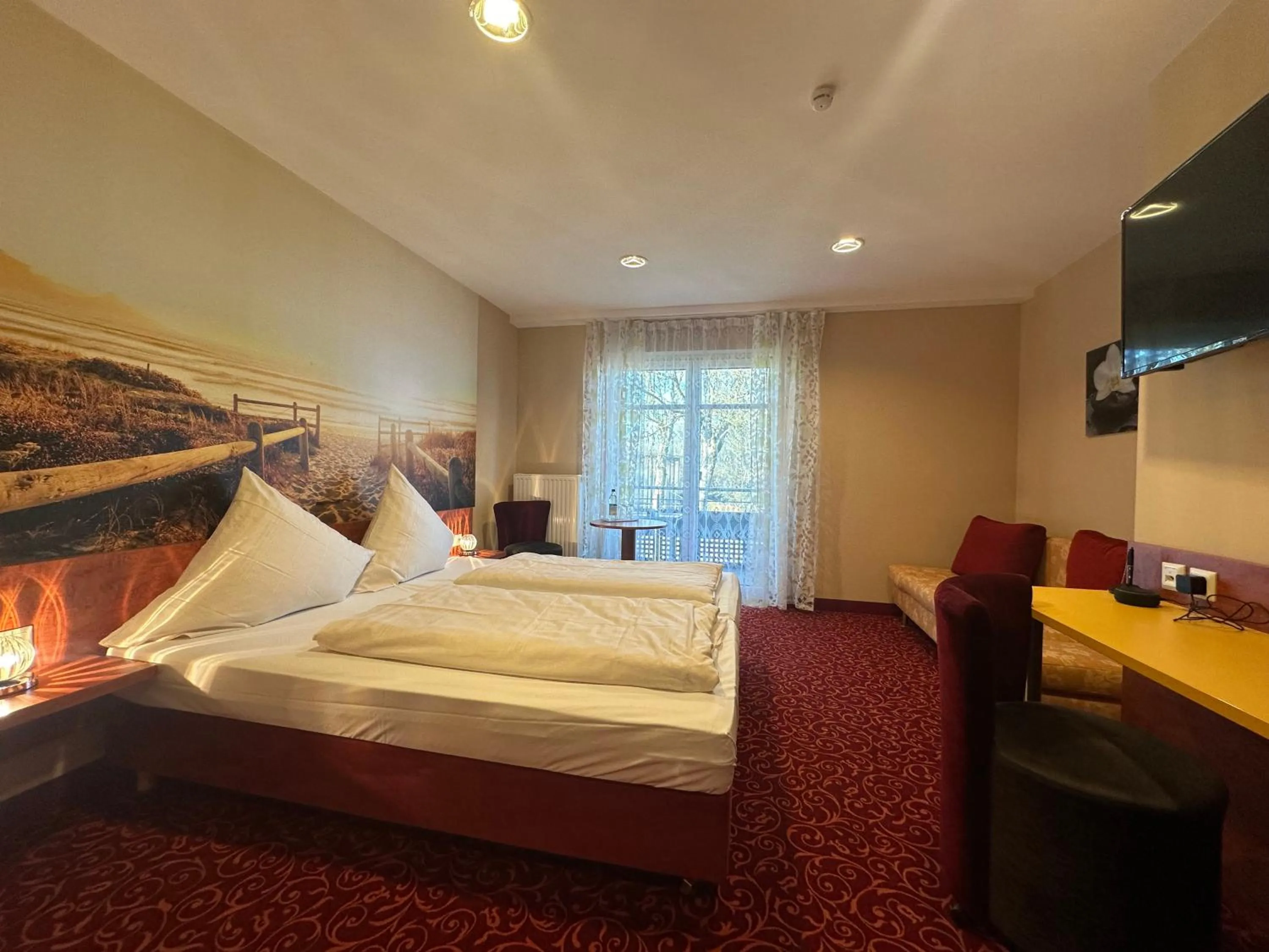 Bed in ROTHSEE Hotel