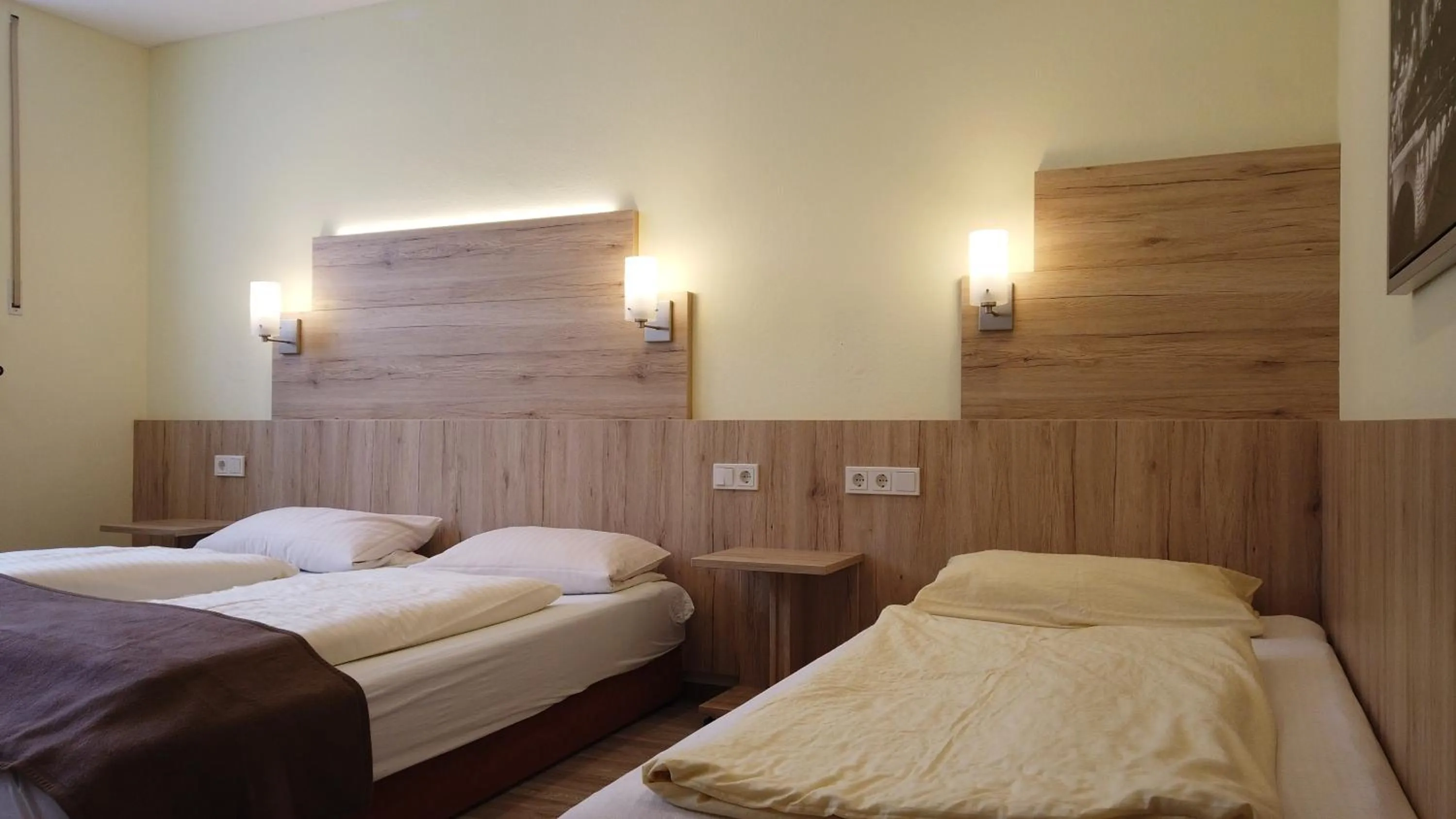 Bed in ROTHSEE Hotel