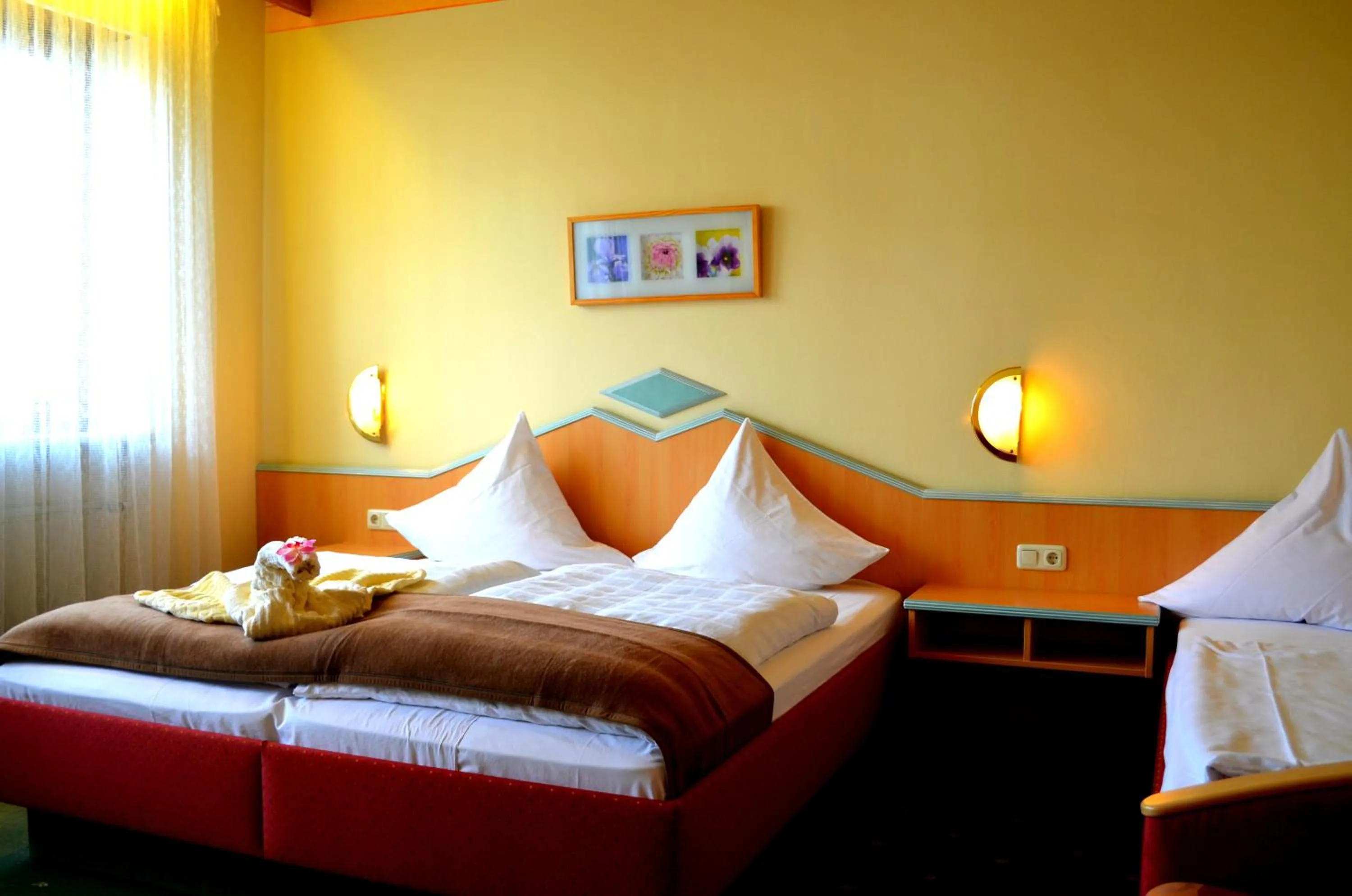 Bed in ROTHSEE Hotel