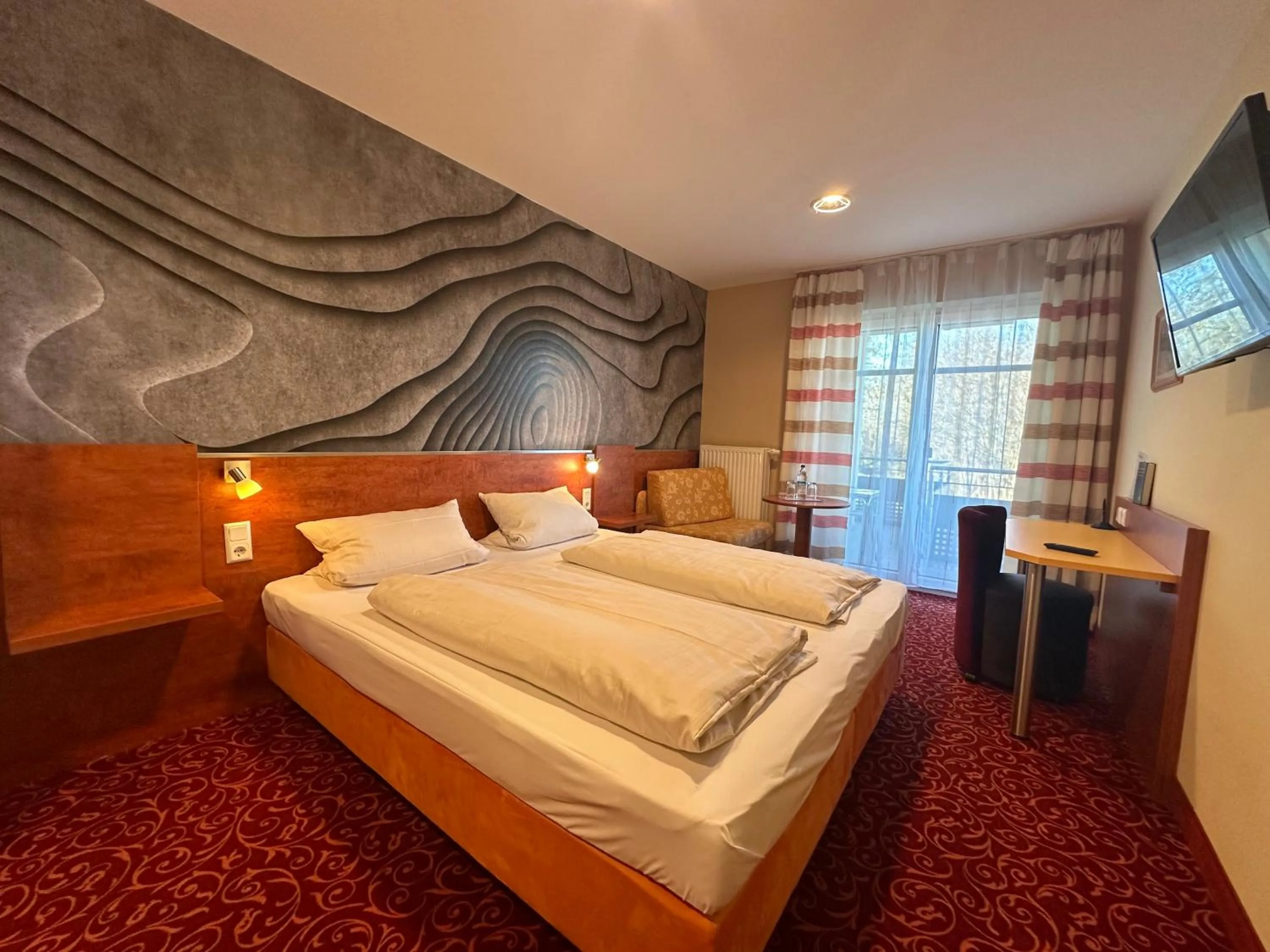 Bed in ROTHSEE Hotel
