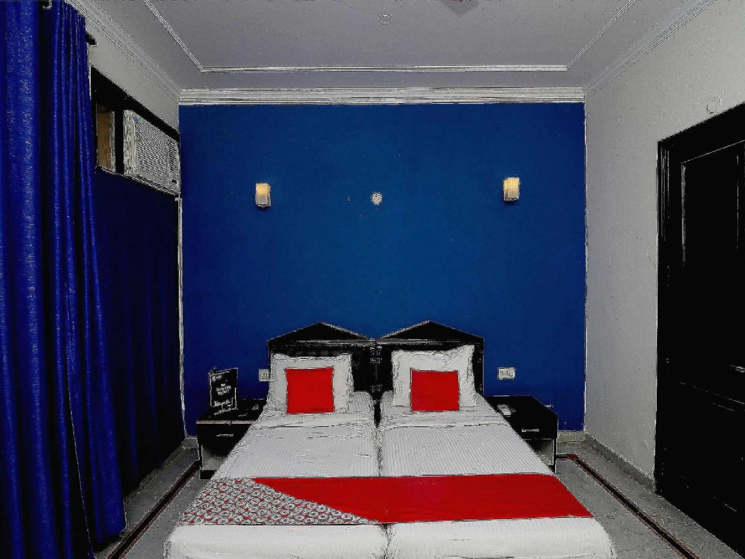 Bedroom in Hotel O Golden Cafe