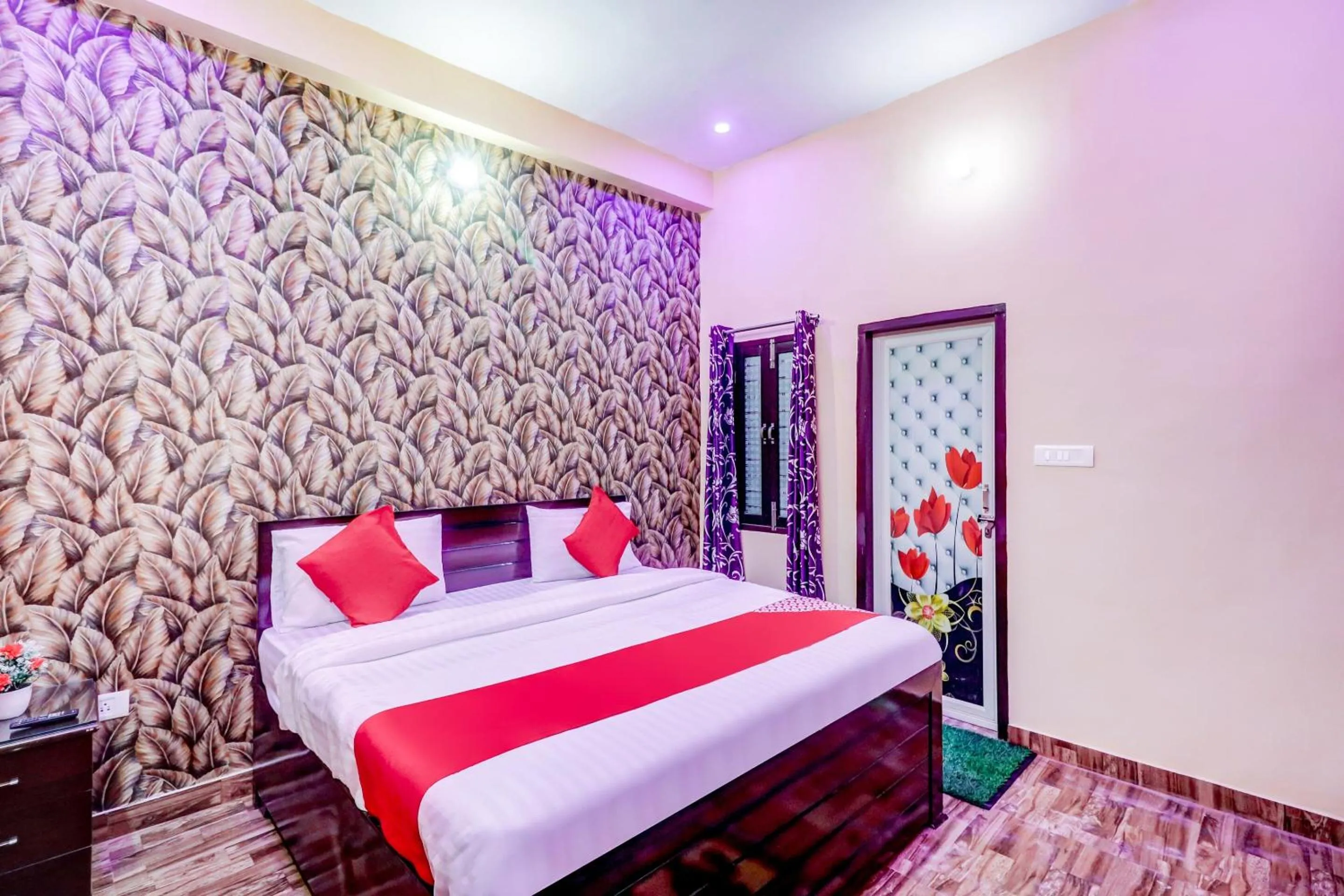 Bedroom, Bed in Hotel O R K RESIDENCY SGPGI