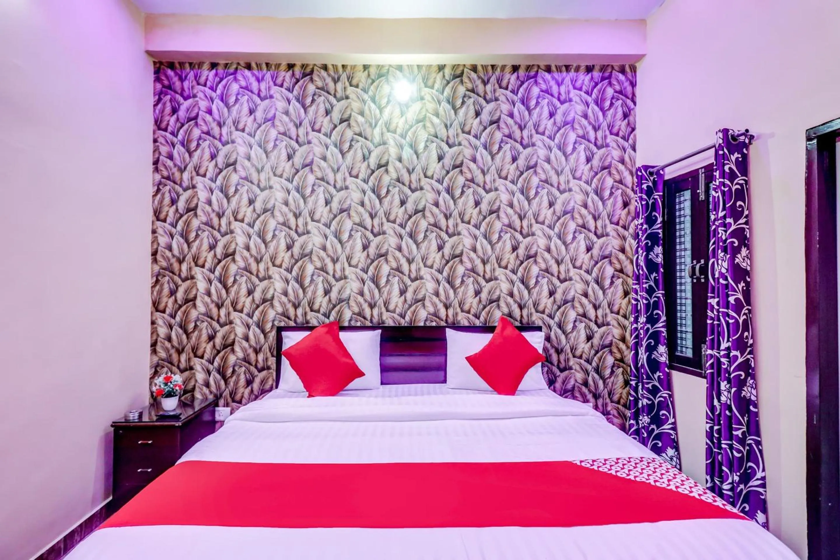 Bedroom, Bed in Hotel O R K RESIDENCY SGPGI